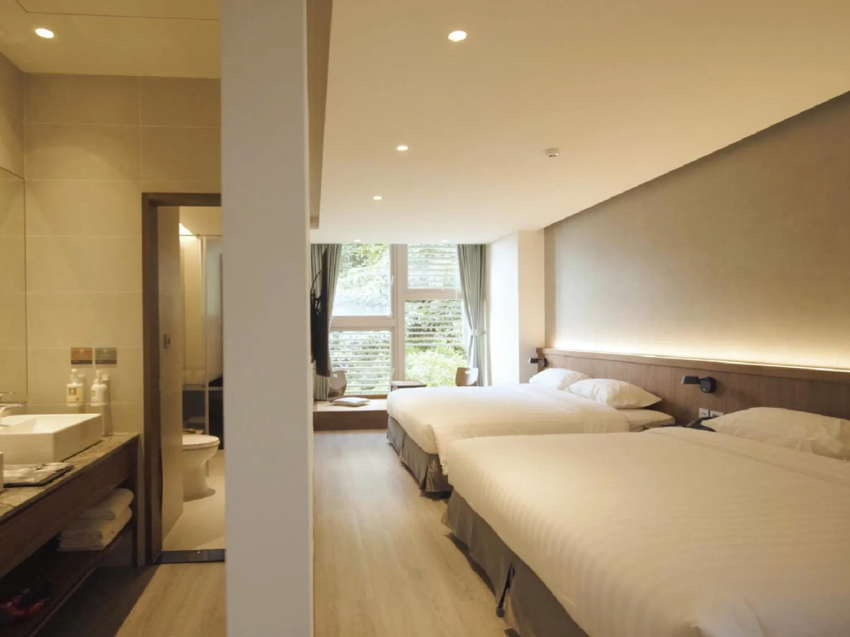 Bed in Hotel BEGINS 倉箱蜜境文旅