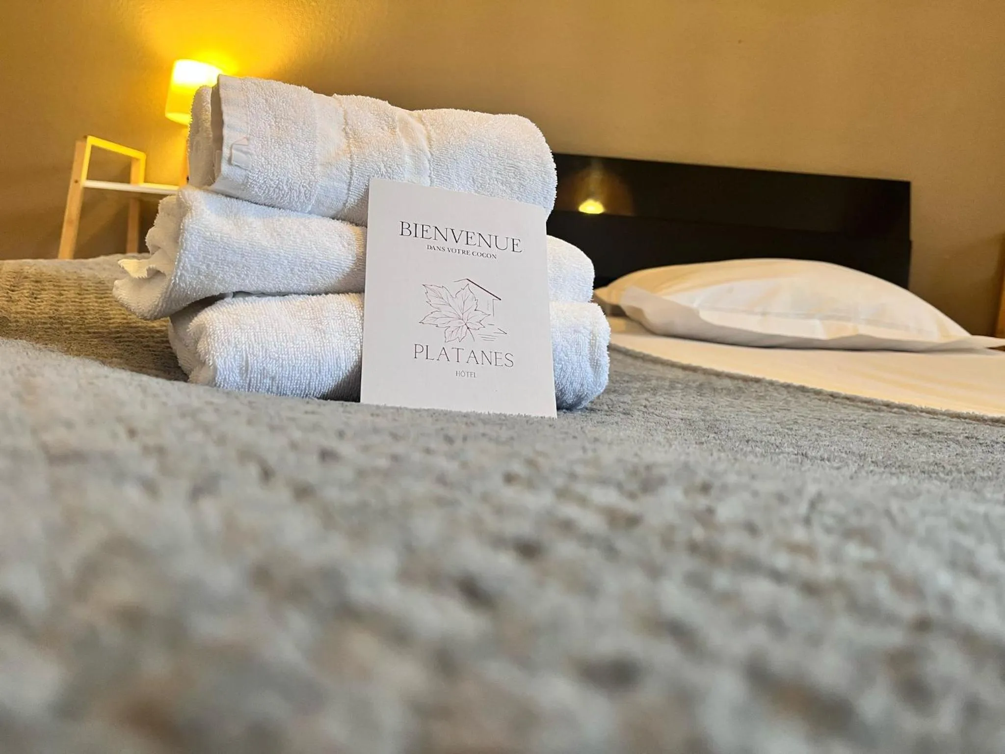 Bedroom in Hôtel Restaurant Platanes - KB HOTEL GROUP