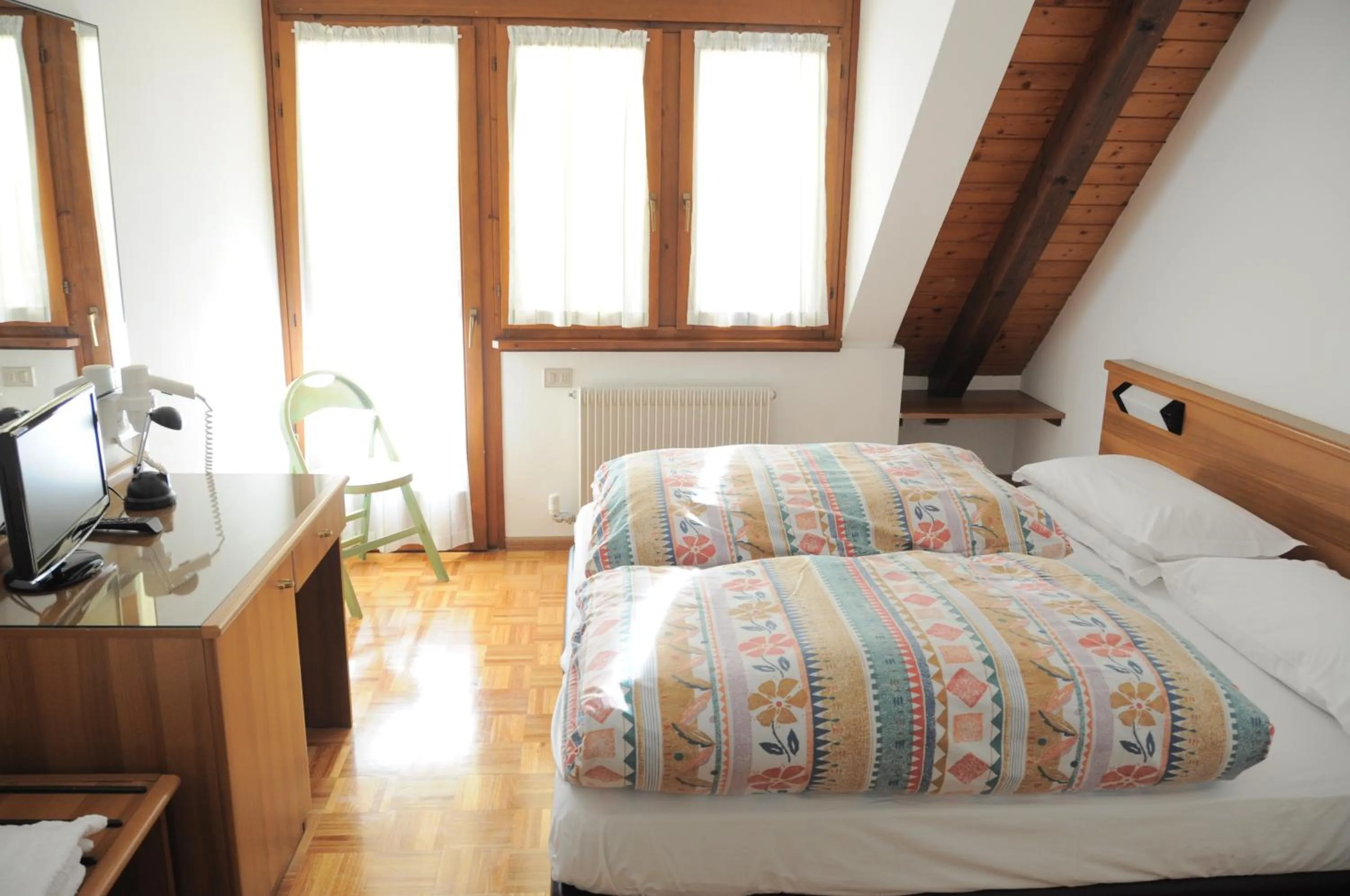 Bedroom, Bed in Hotel Europa Cembra