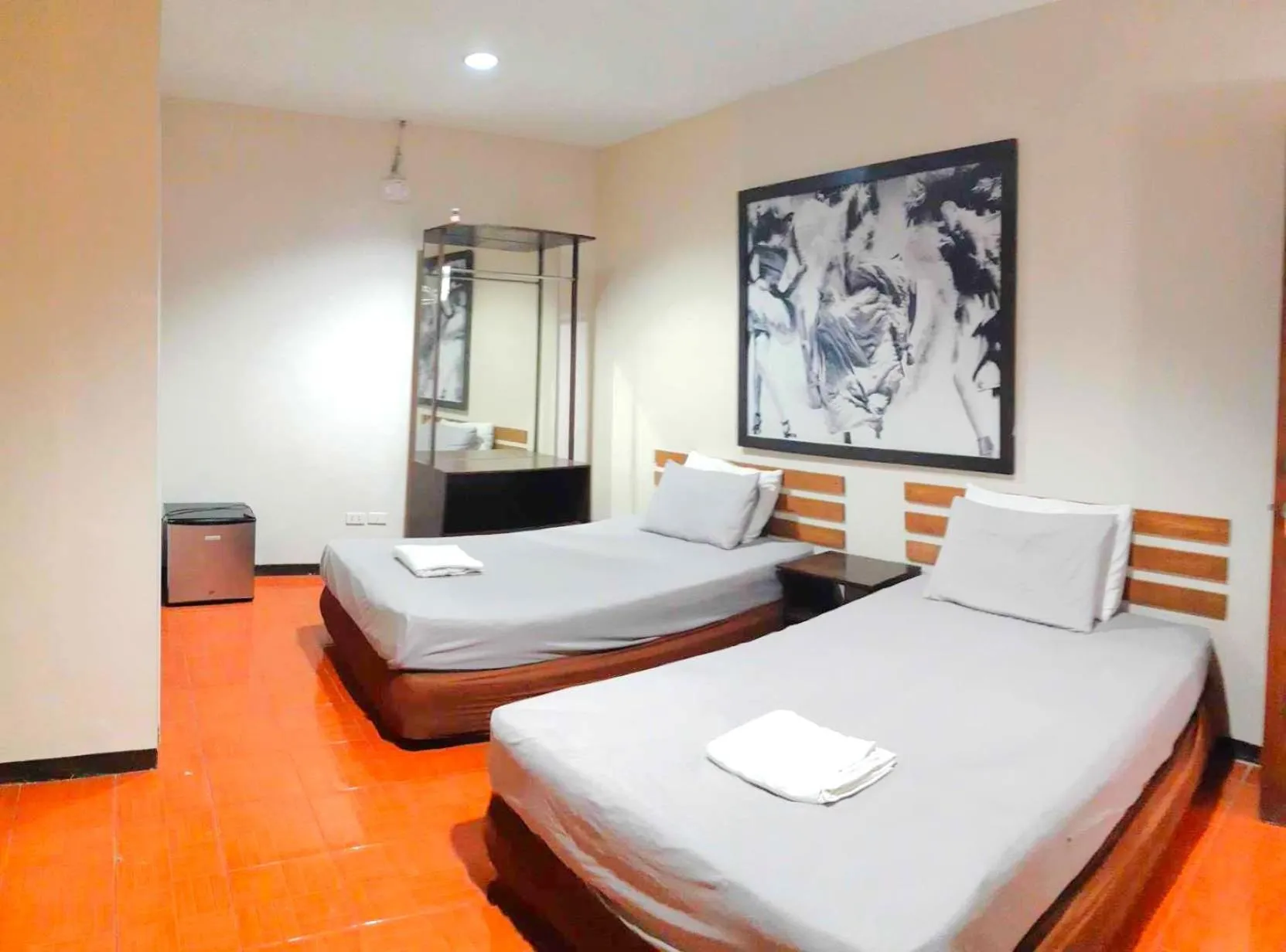 Bed in Hotel California Suite