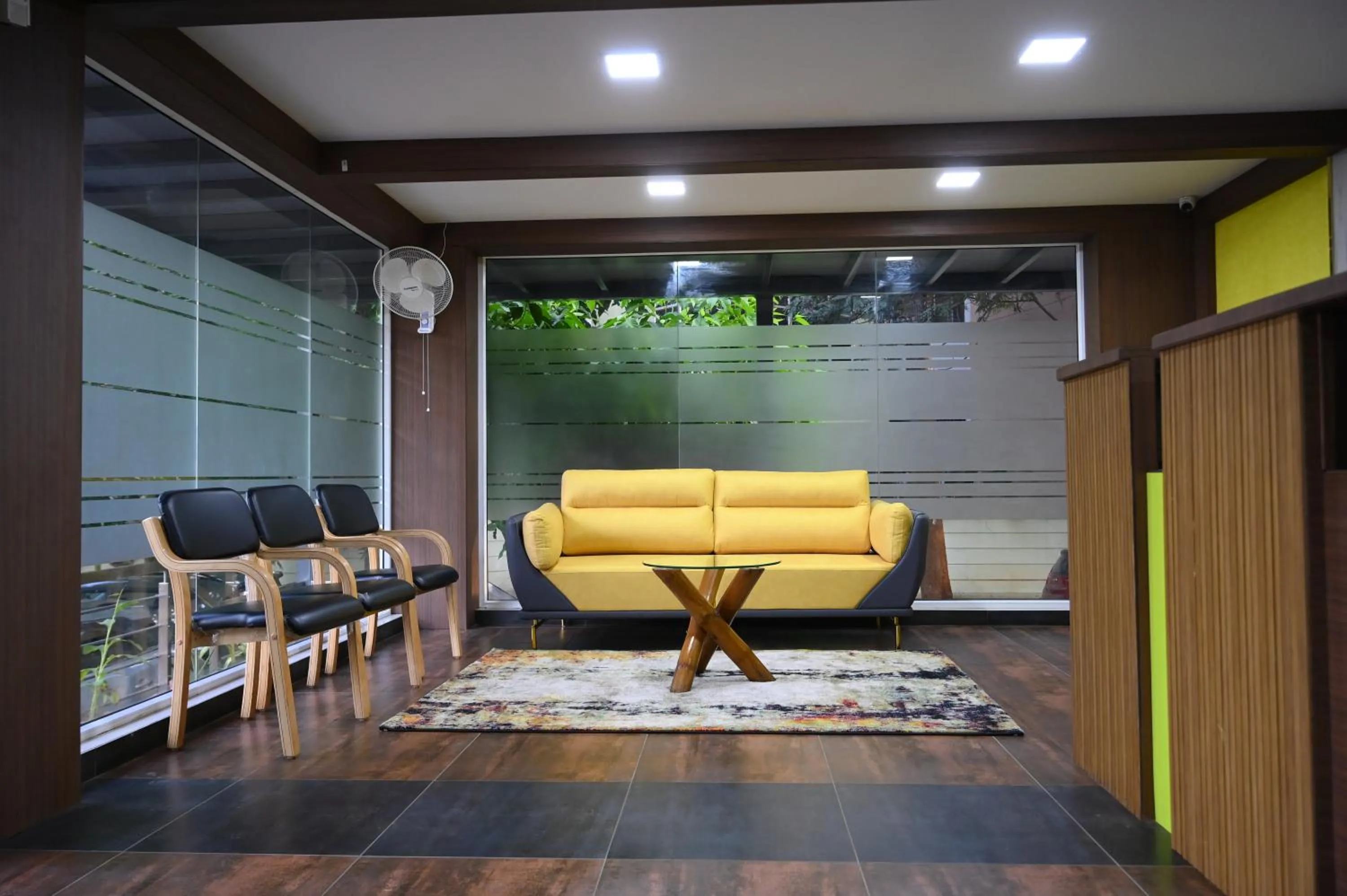 Seating area in RAJKIYAM - A Business Hotel