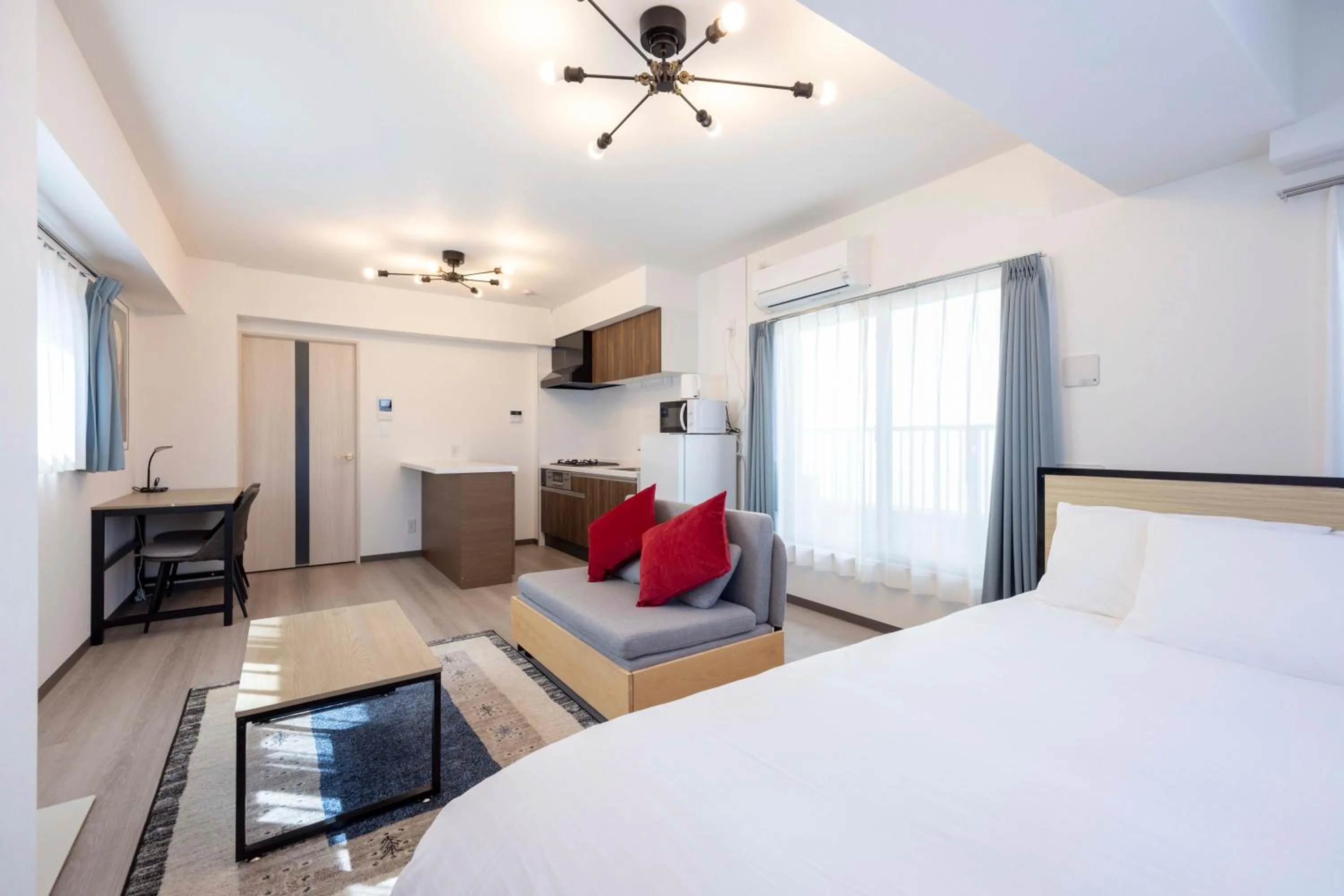 Living room, Bed in Casa Blan