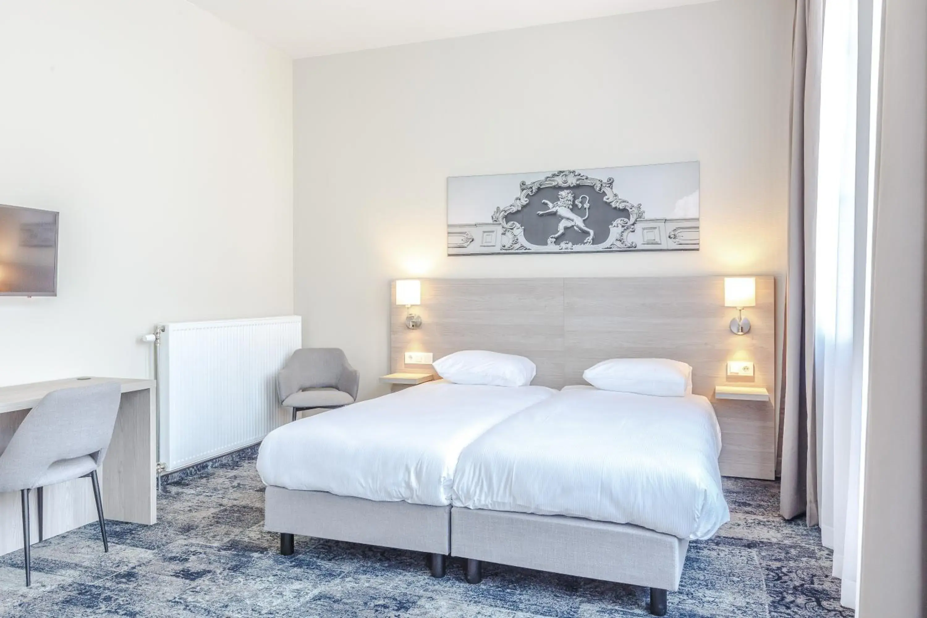 Bedroom, Bed in Fletcher Hotel Paleis Stadhouderlijk Hof Bedroom, Bed in Fletcher Hotel Paleis Stadhouderlijk Hof