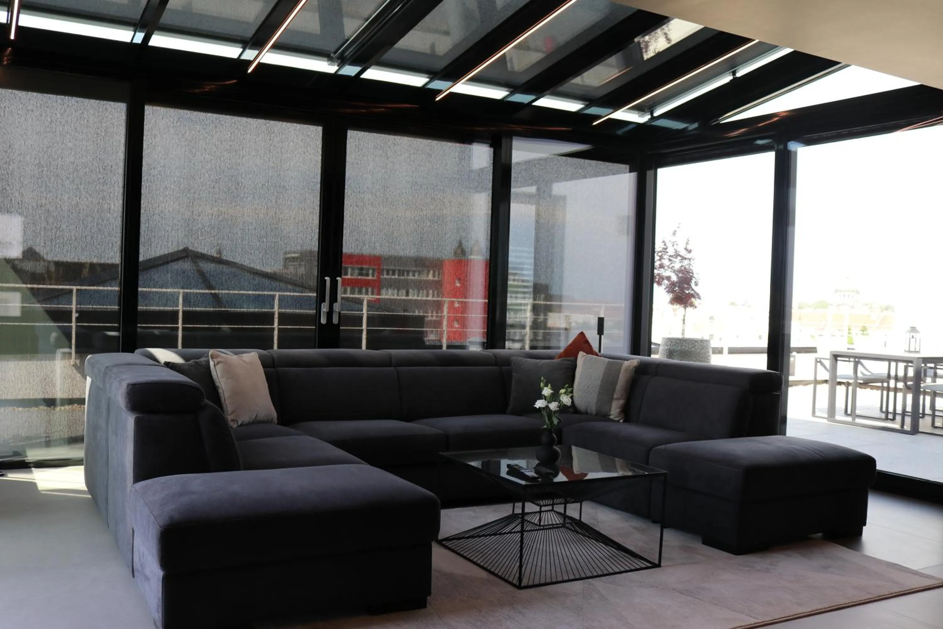 Living room in The Dome Aparthotel