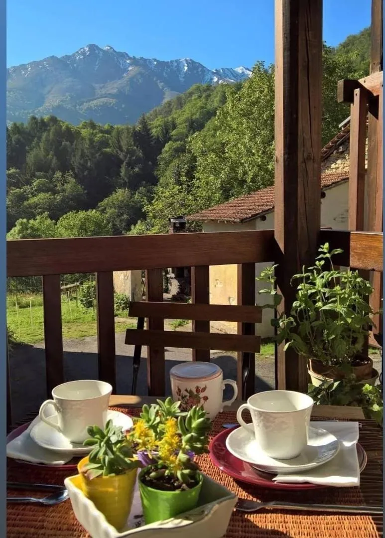 Mountain view in B&B Alla Borgata