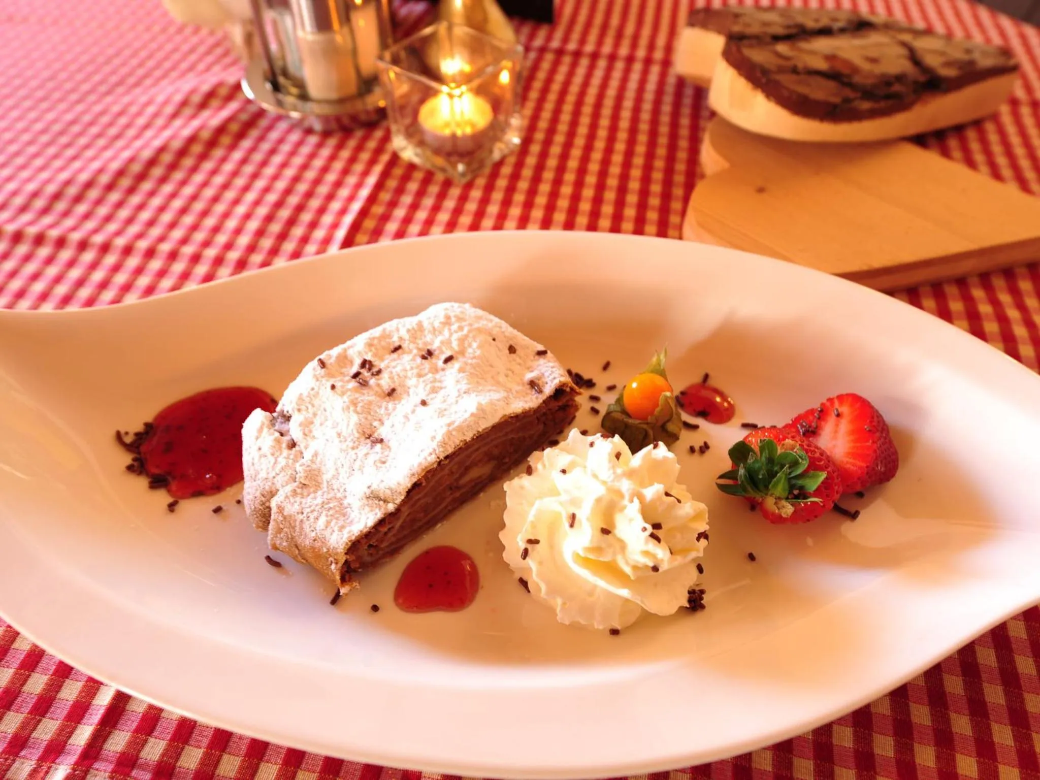 Food and drinks in Hotel Traube