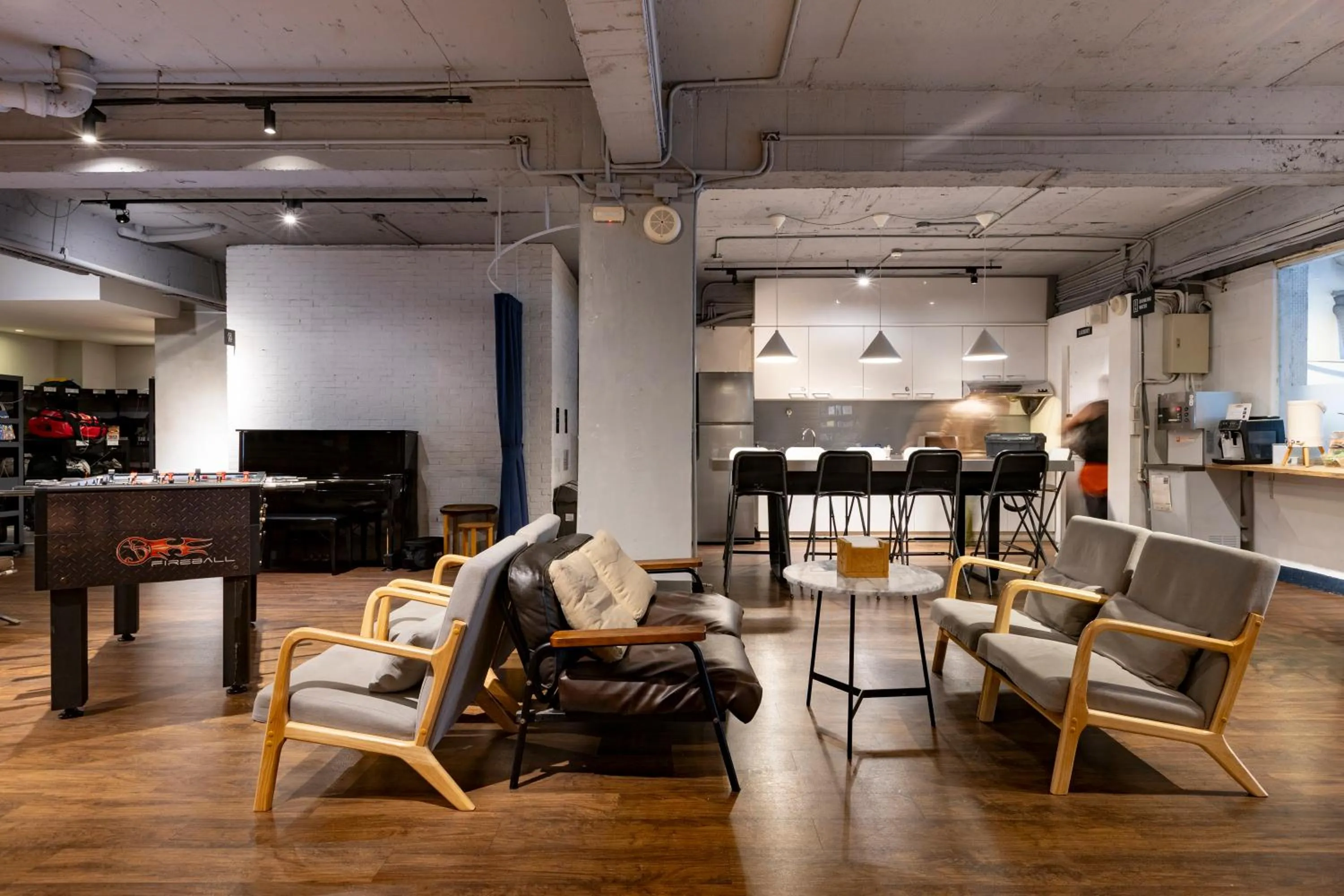 Seating area in MEANDER Taipei