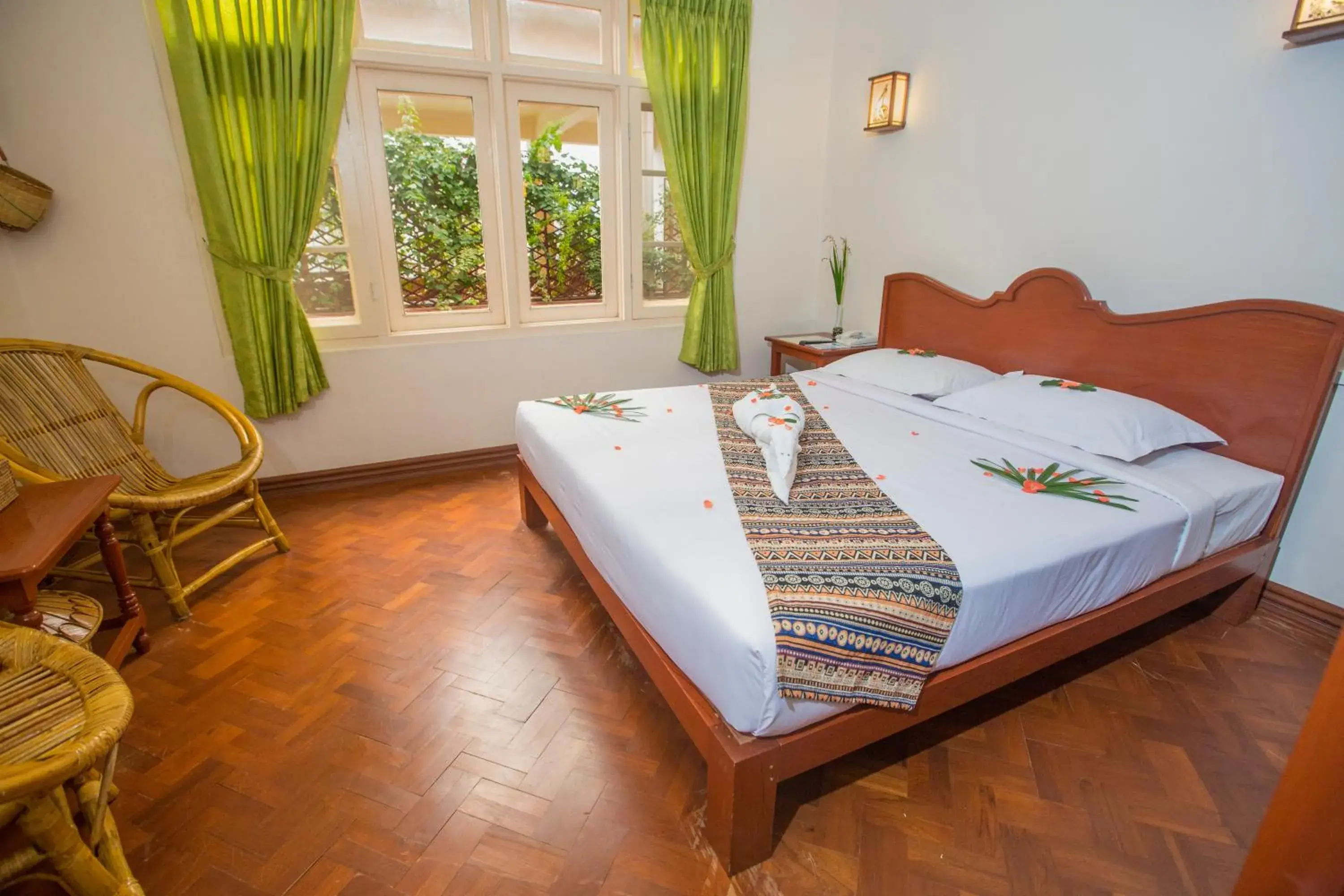 Bedroom, Bed in Inle Apex Hotel Bedroom, Bed in Inle Apex Hotel