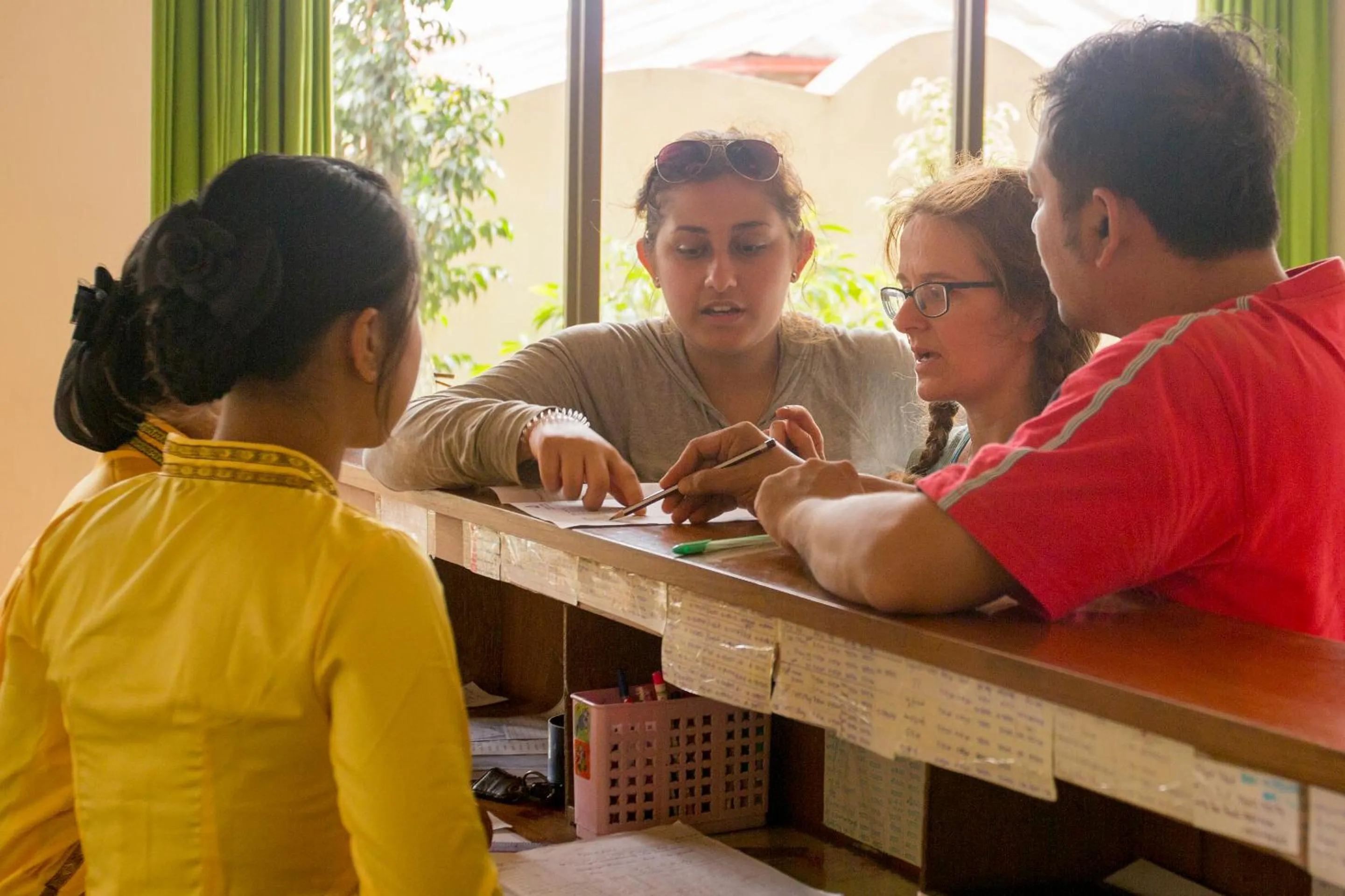 Lobby or reception in Inle Apex Hotel