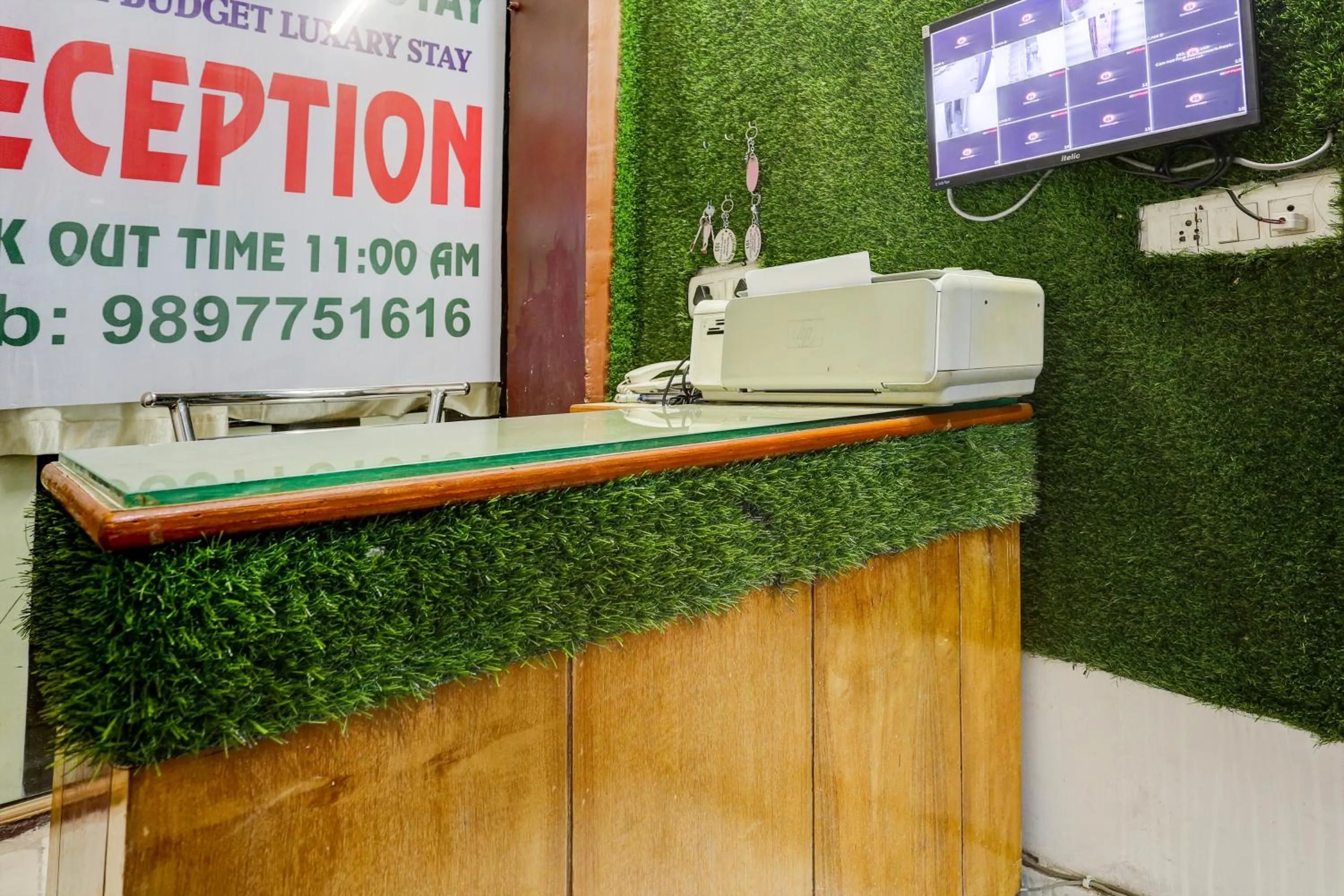 Lobby or reception in Hotel O Excel Home Stay