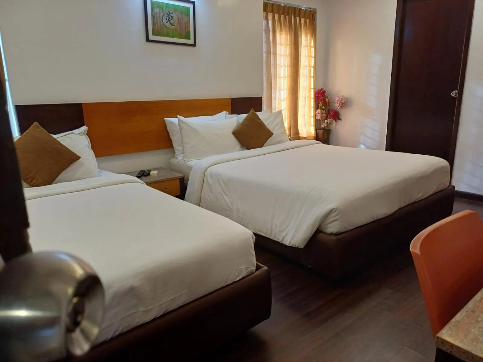 Bed in D and A BOUTIQUE HOTEL PERUNGUDI
