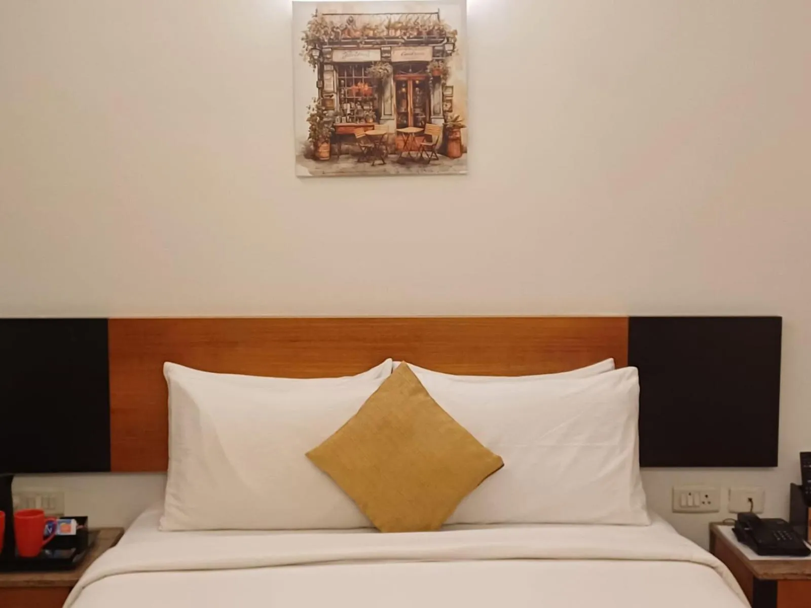 Bed in D and A BOUTIQUE HOTEL PERUNGUDI