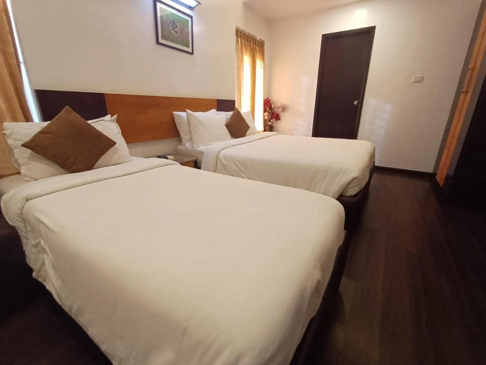 Bed in D and A BOUTIQUE HOTEL PERUNGUDI
