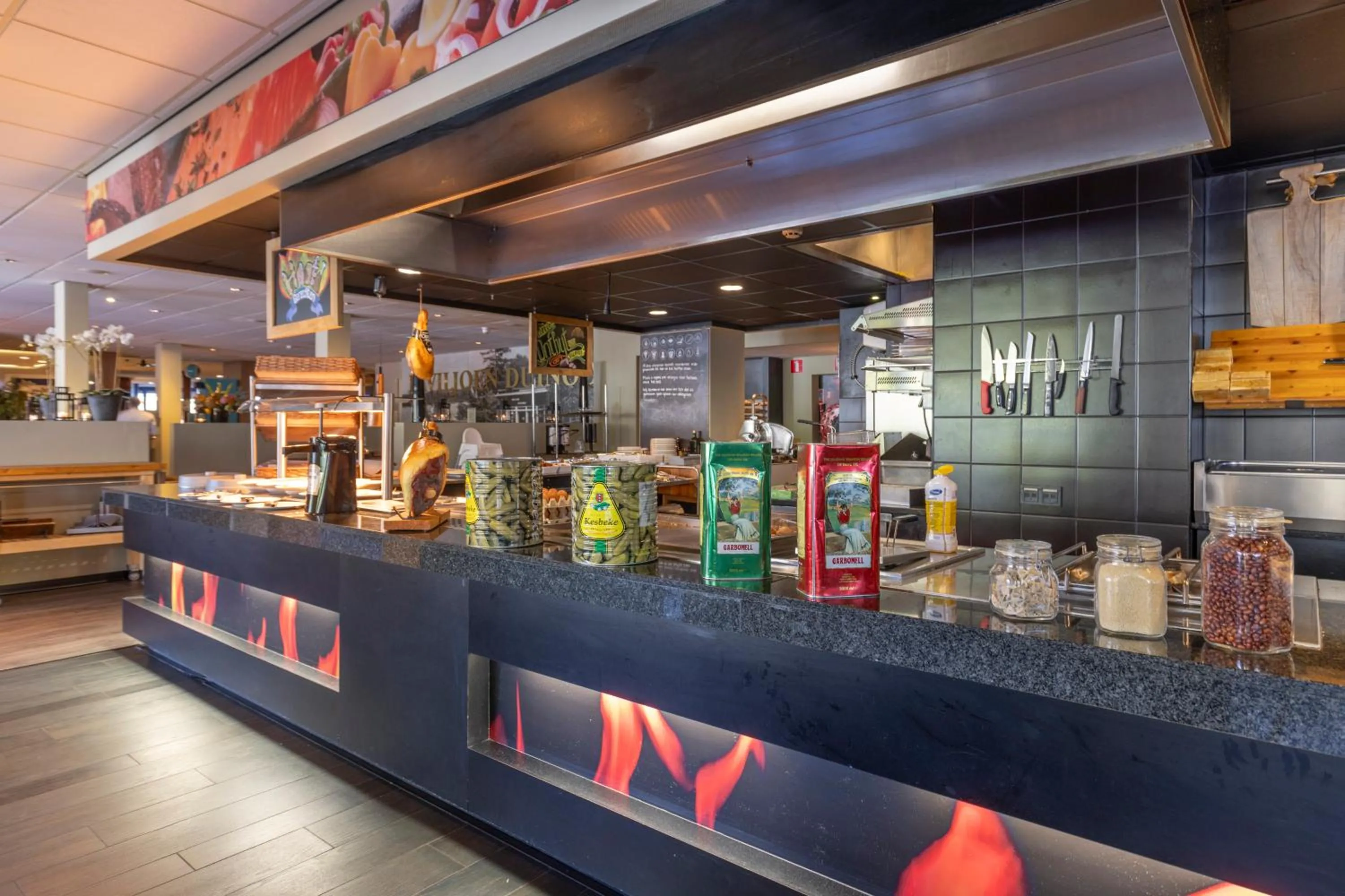 Kitchen or kitchenette in Fletcher Hotel - Restaurant de Zeegser Duinen