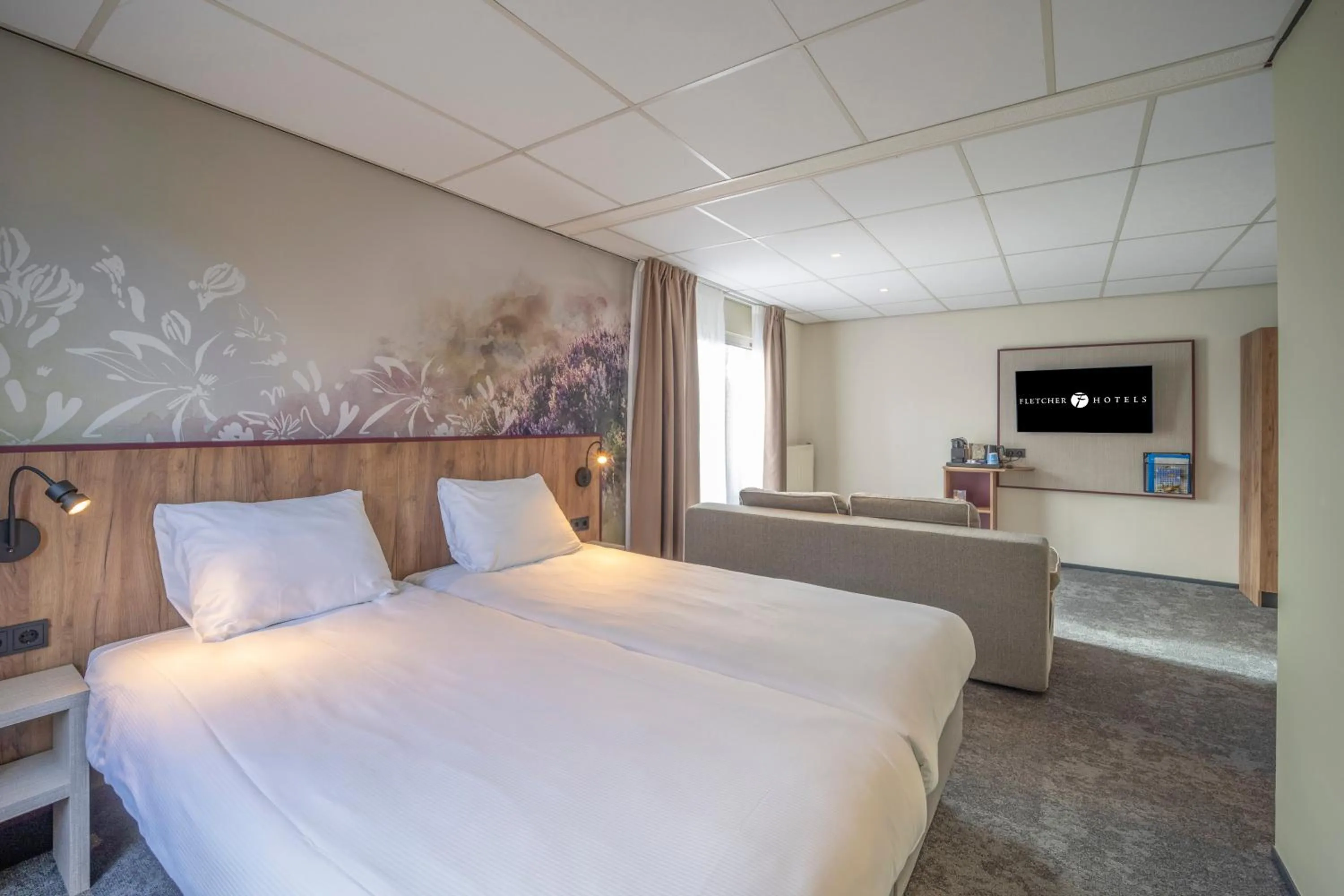 hair dresser, Bed in Fletcher Hotel - Restaurant de Zeegser Duinen