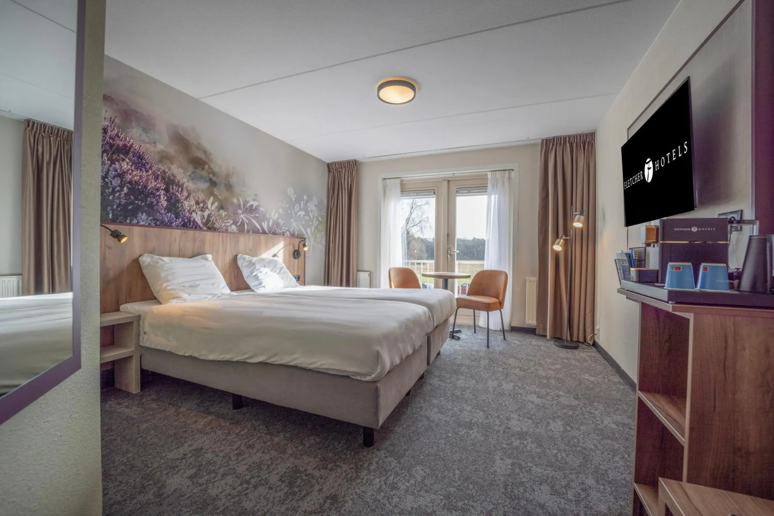 Photo of the whole room, Bed in Fletcher Hotel - Restaurant de Zeegser Duinen Photo of the whole room, Bed in Fletcher Hotel - Restaurant de Zeegser Duinen