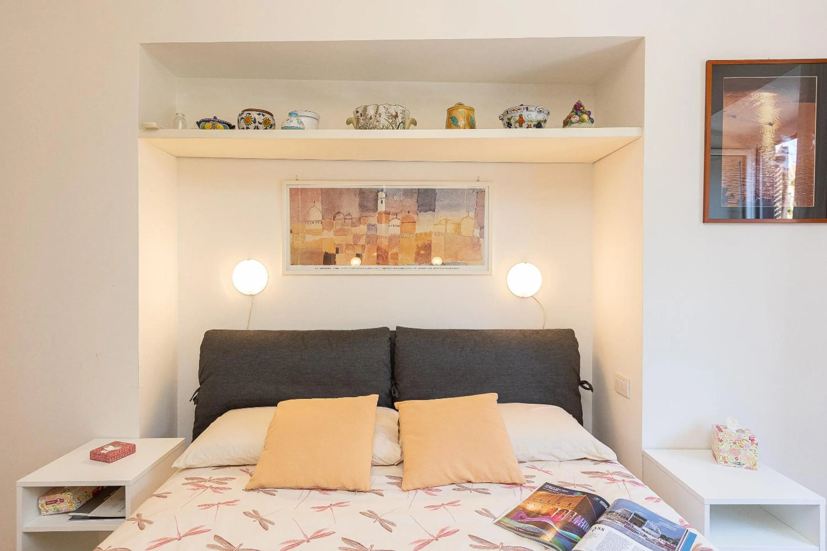 Bed in San Gioacchino View by Rental in Rome
