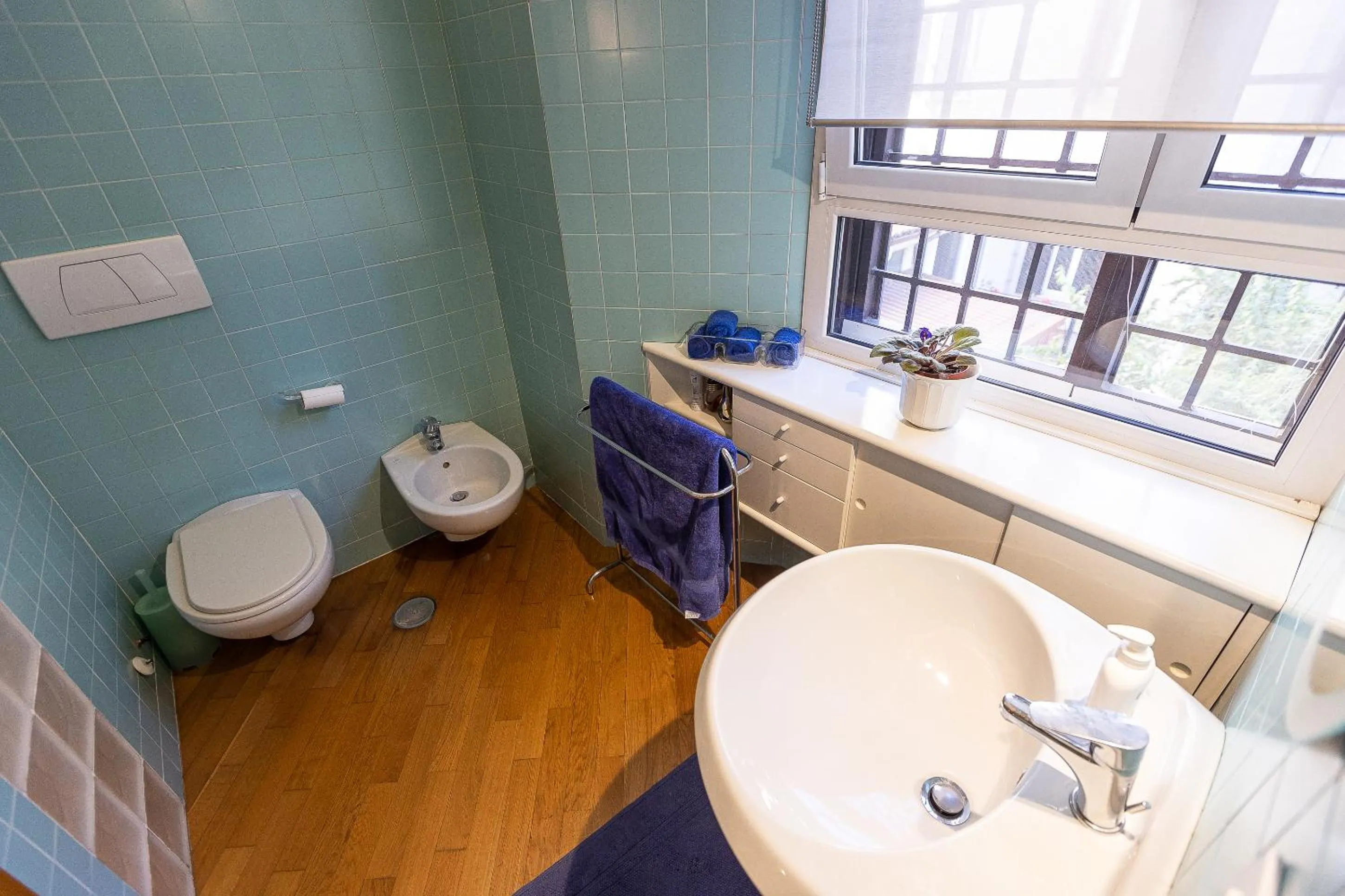 Toilet in San Gioacchino View by Rental in Rome