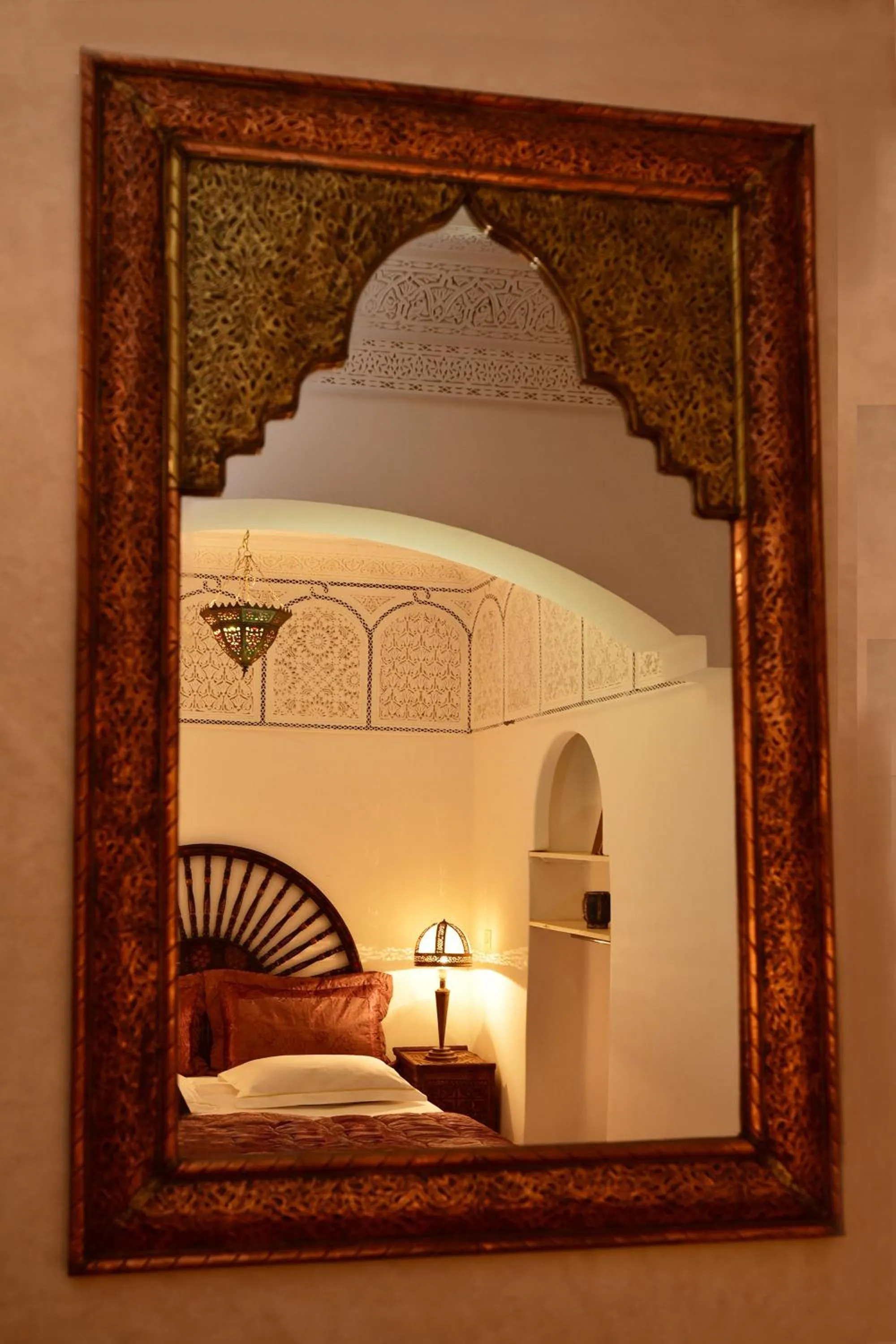 Off site, Bed in Riad Manissa