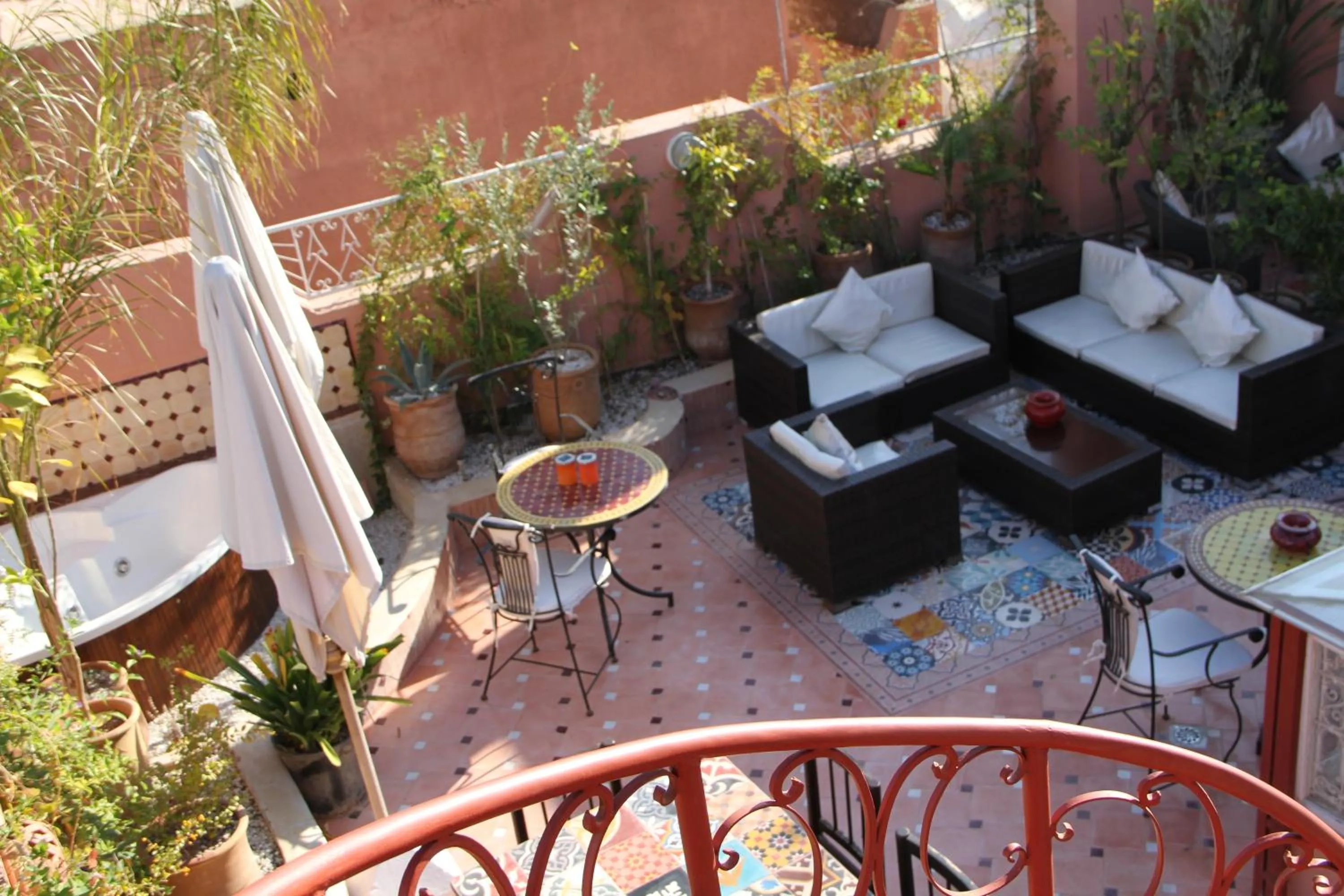 Patio in Riad Manissa