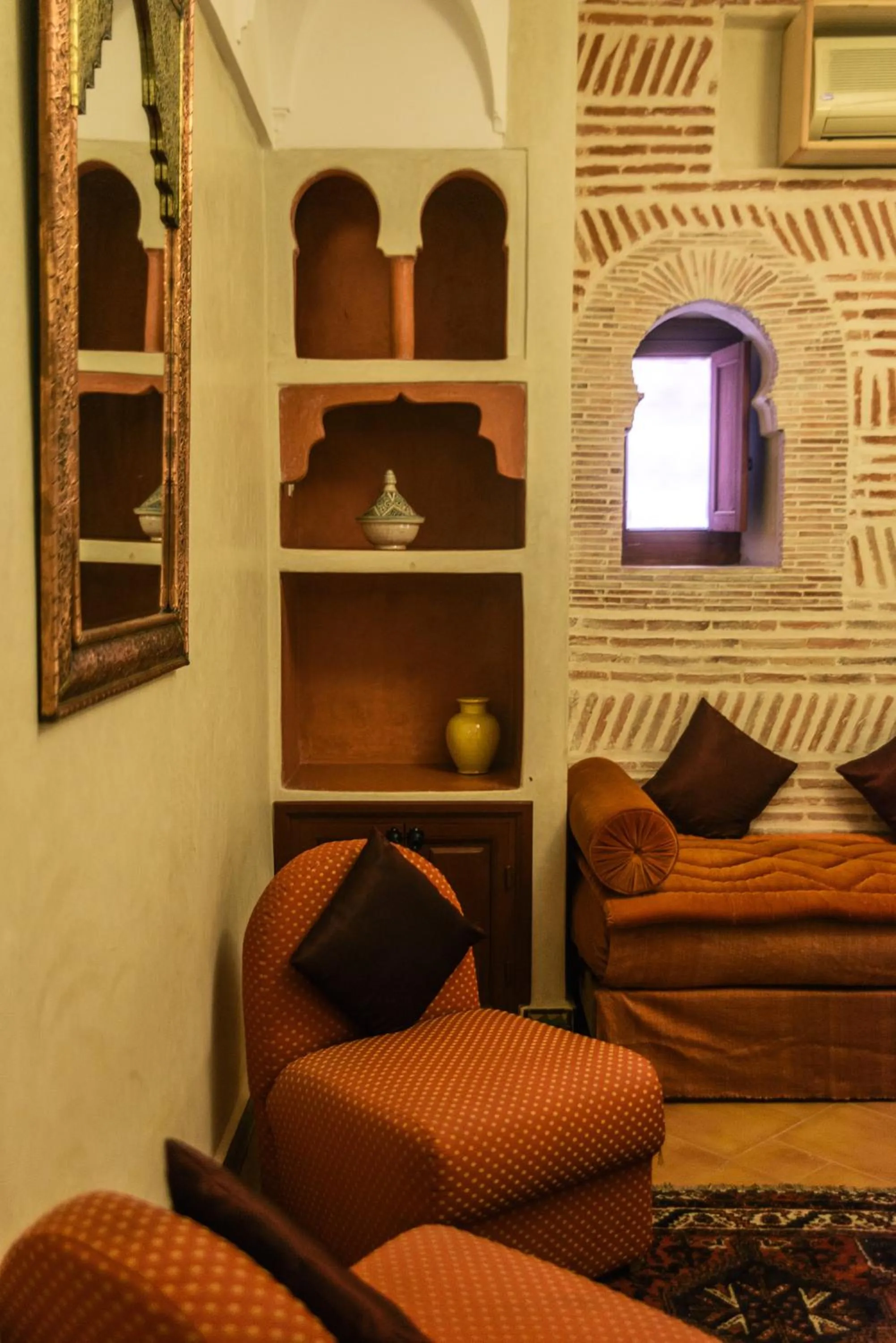 Seating area in Riad Manissa
