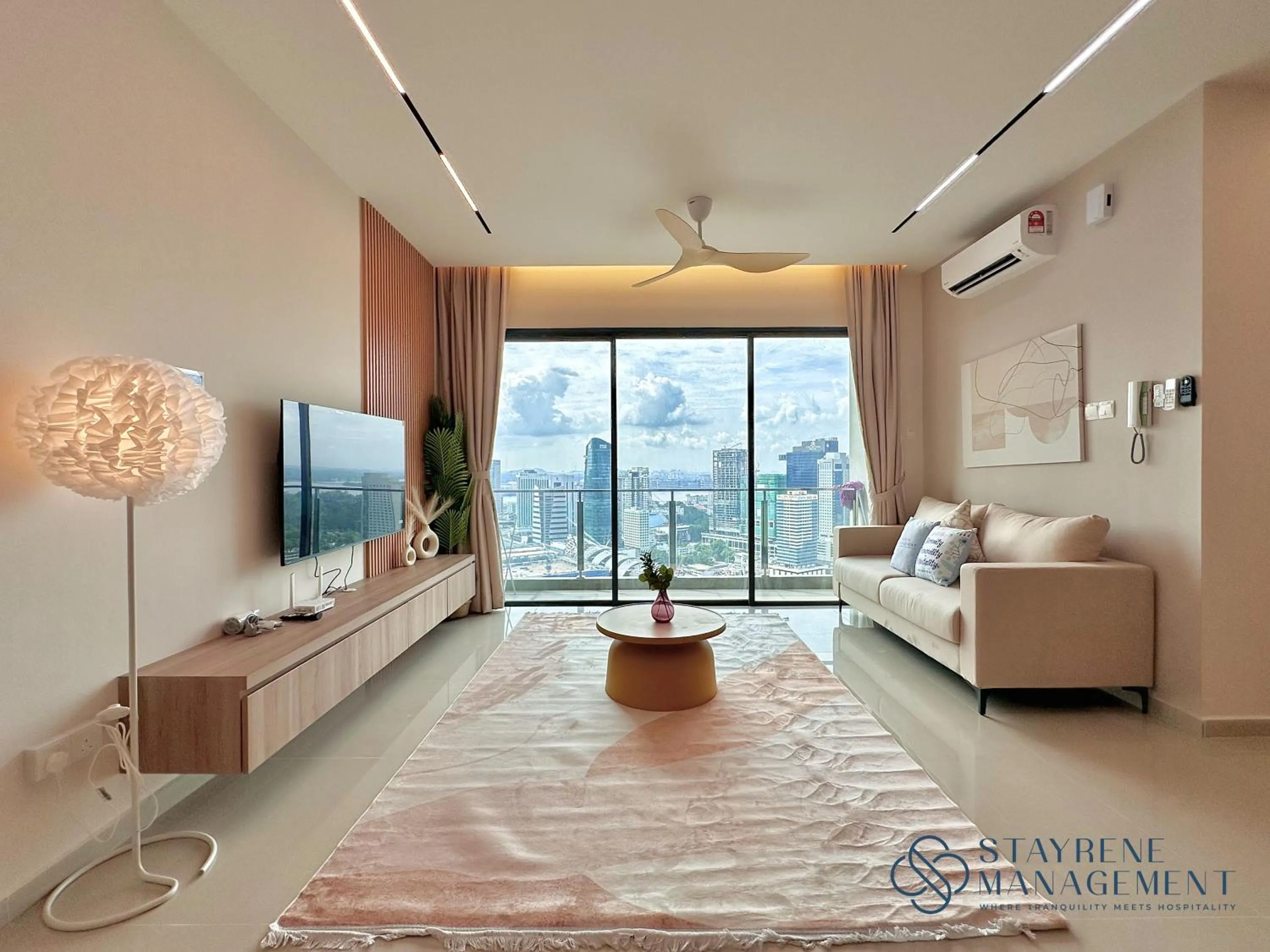 TV and multimedia in SKS Pavillion Residences by Stayrene