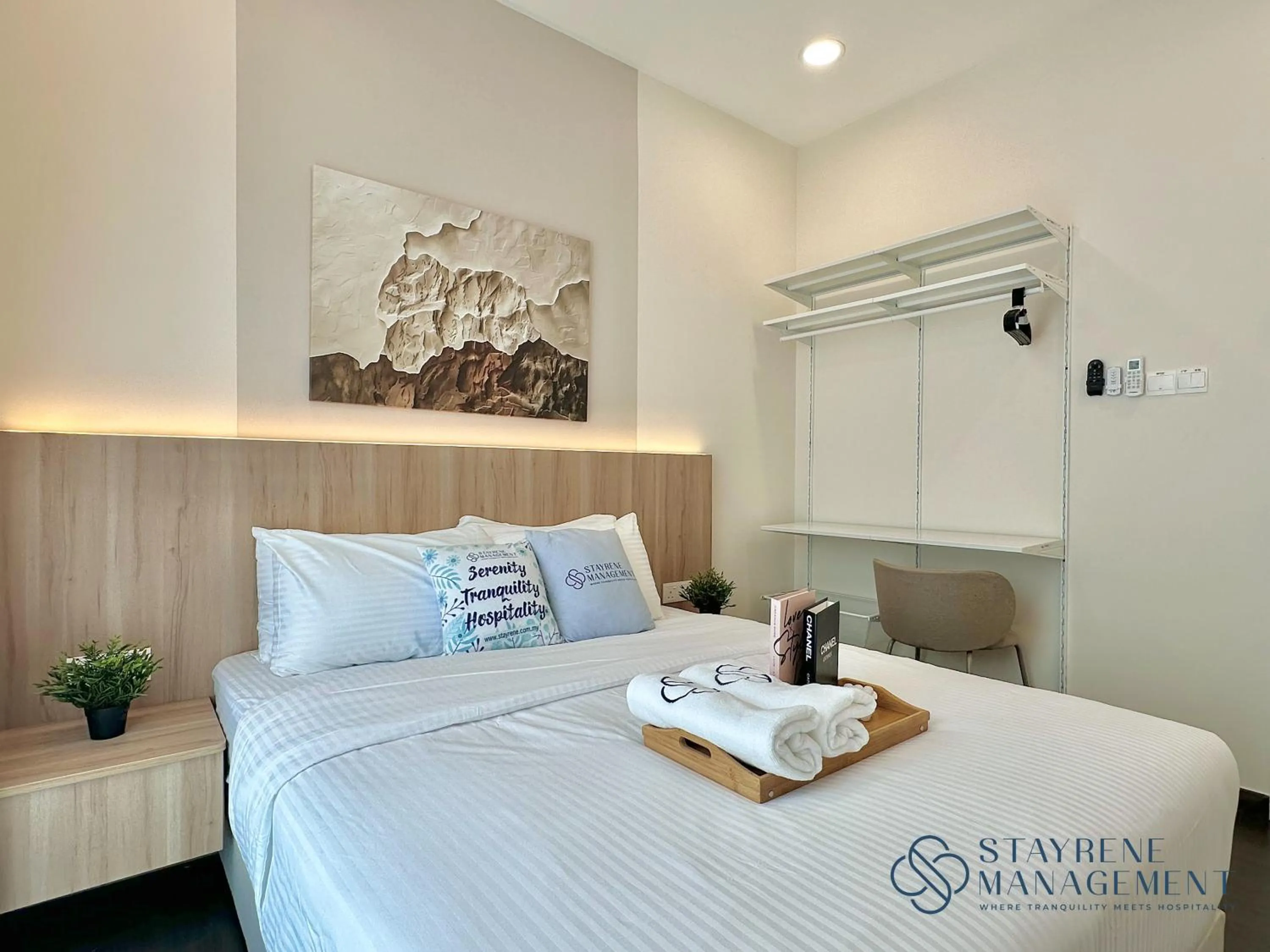 Bed in SKS Pavillion Residences by Stayrene