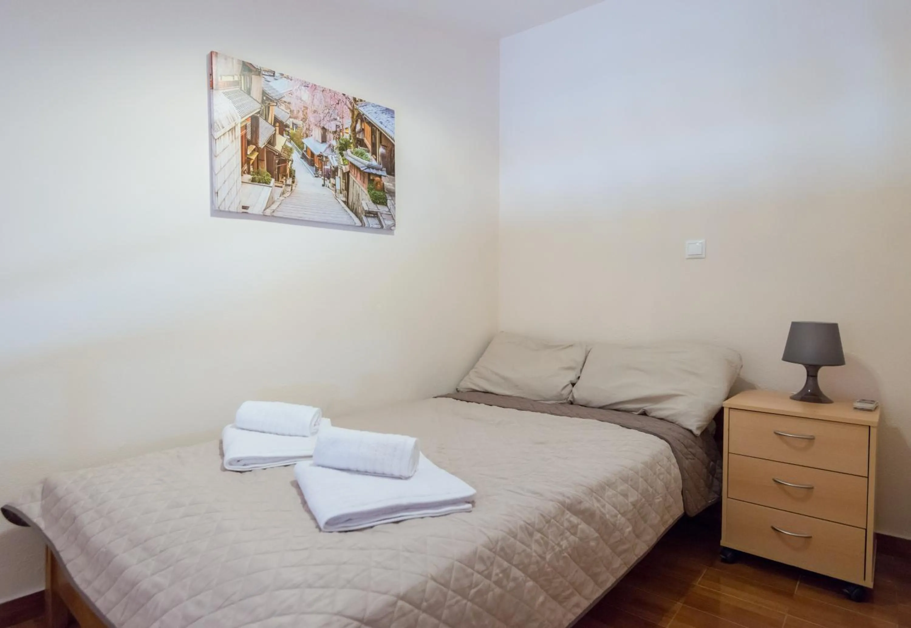 Bed in Mat Old Town Apartments B