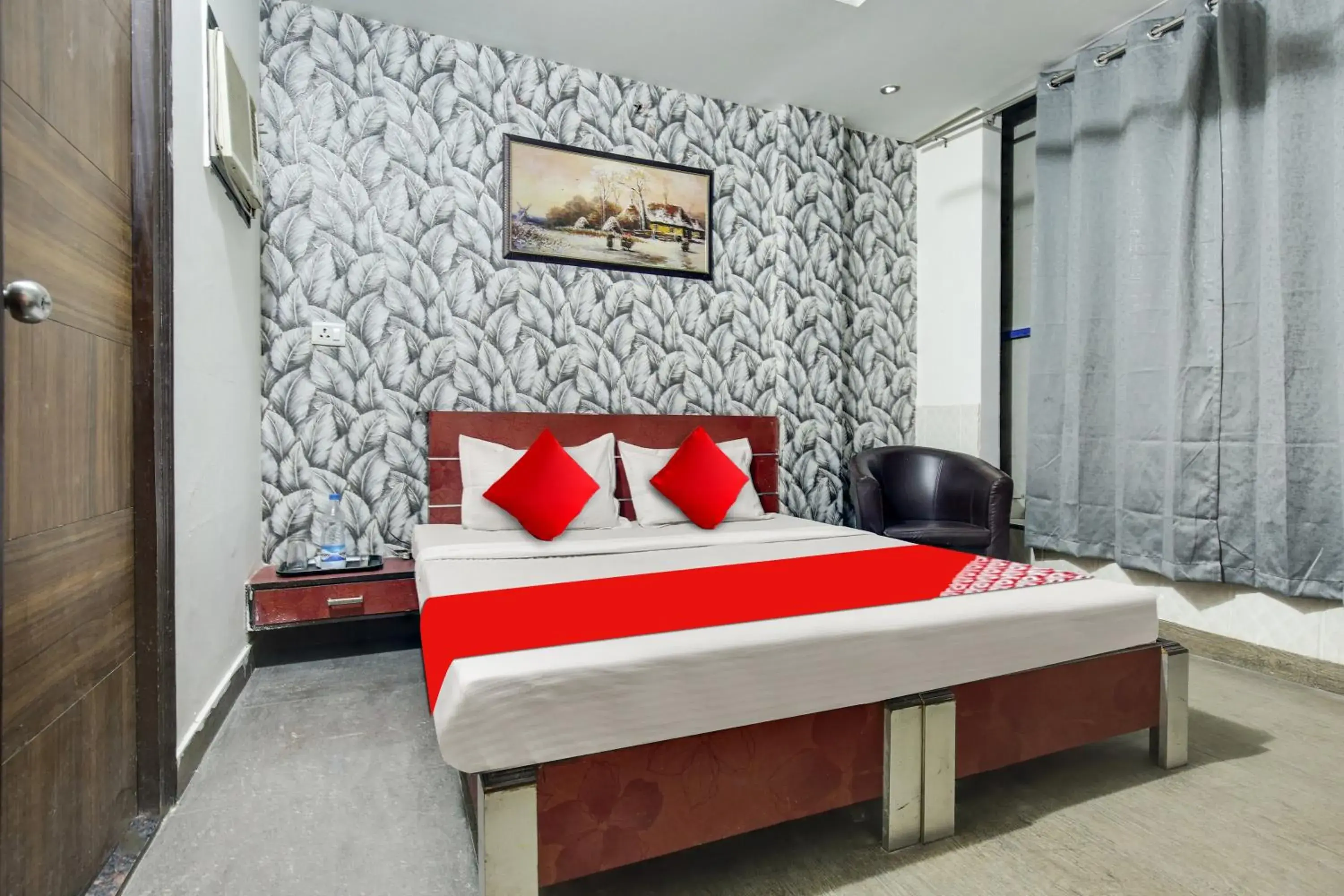 Bedroom, Bed in Hotel O Inder Inn Bedroom, Bed in Hotel O Inder Inn