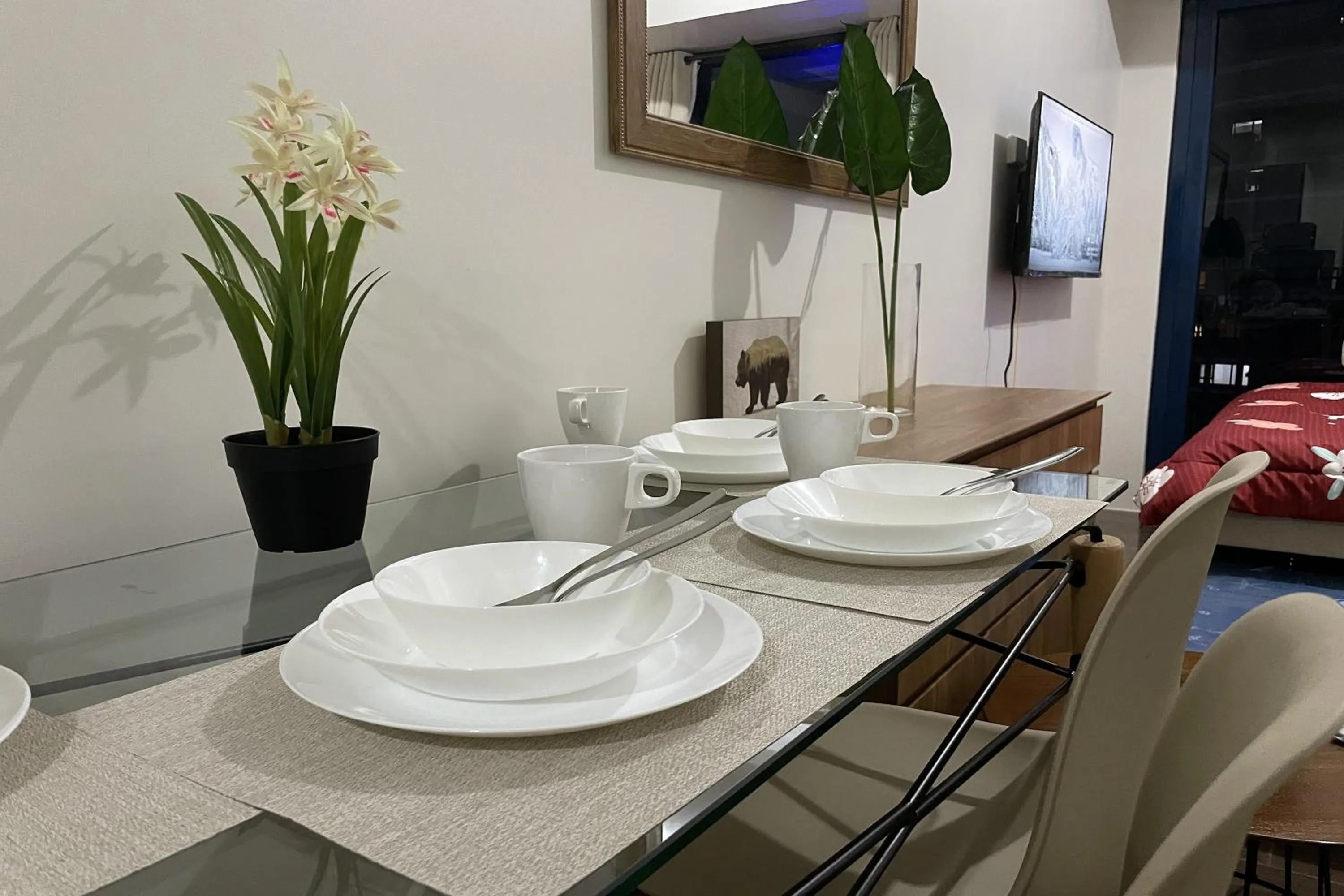 Living room in Luxury Air Residences By Makati