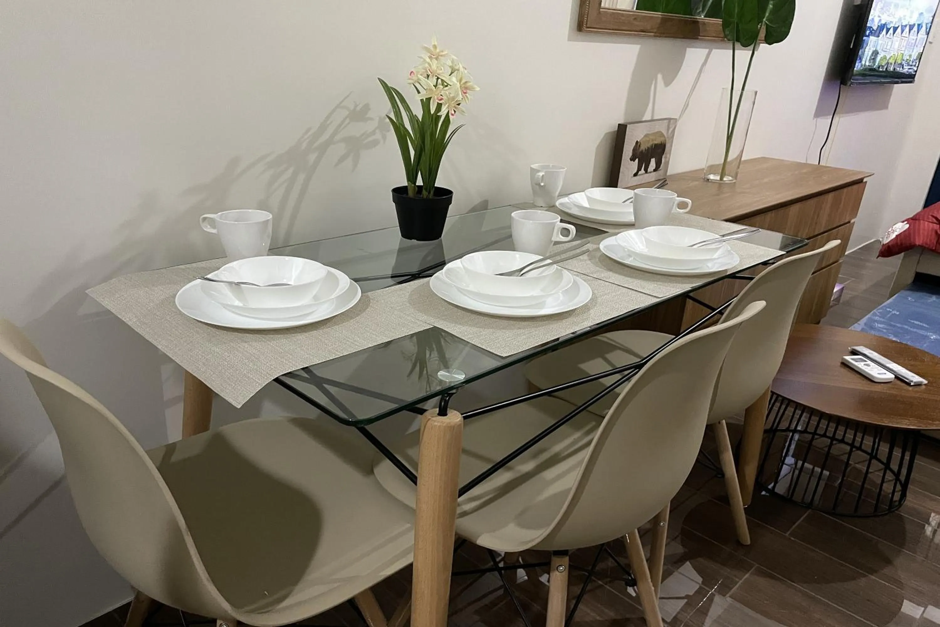 Living room in Luxury Air Residences By Makati