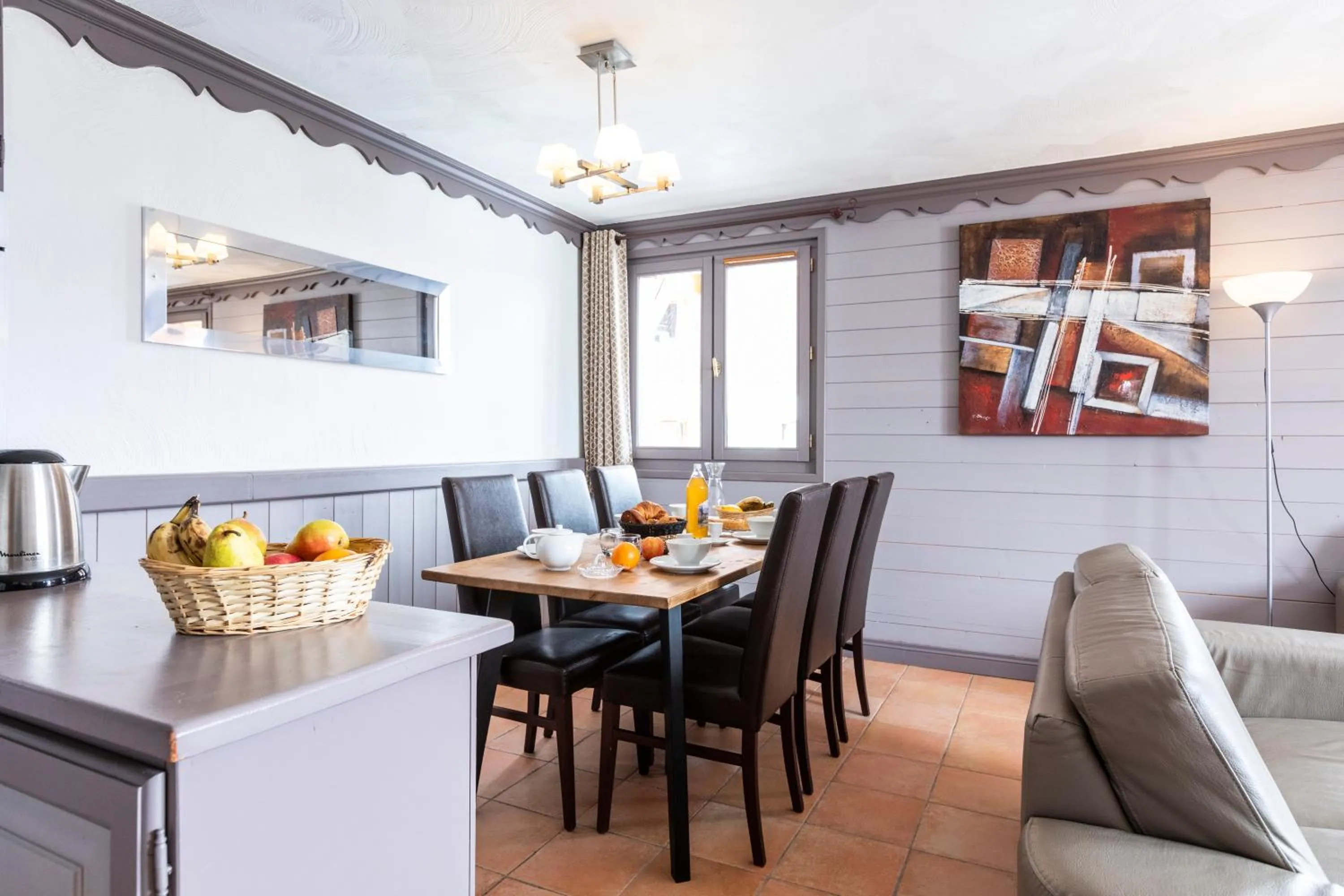 Dining area in Chalet des Neiges Plein Sud