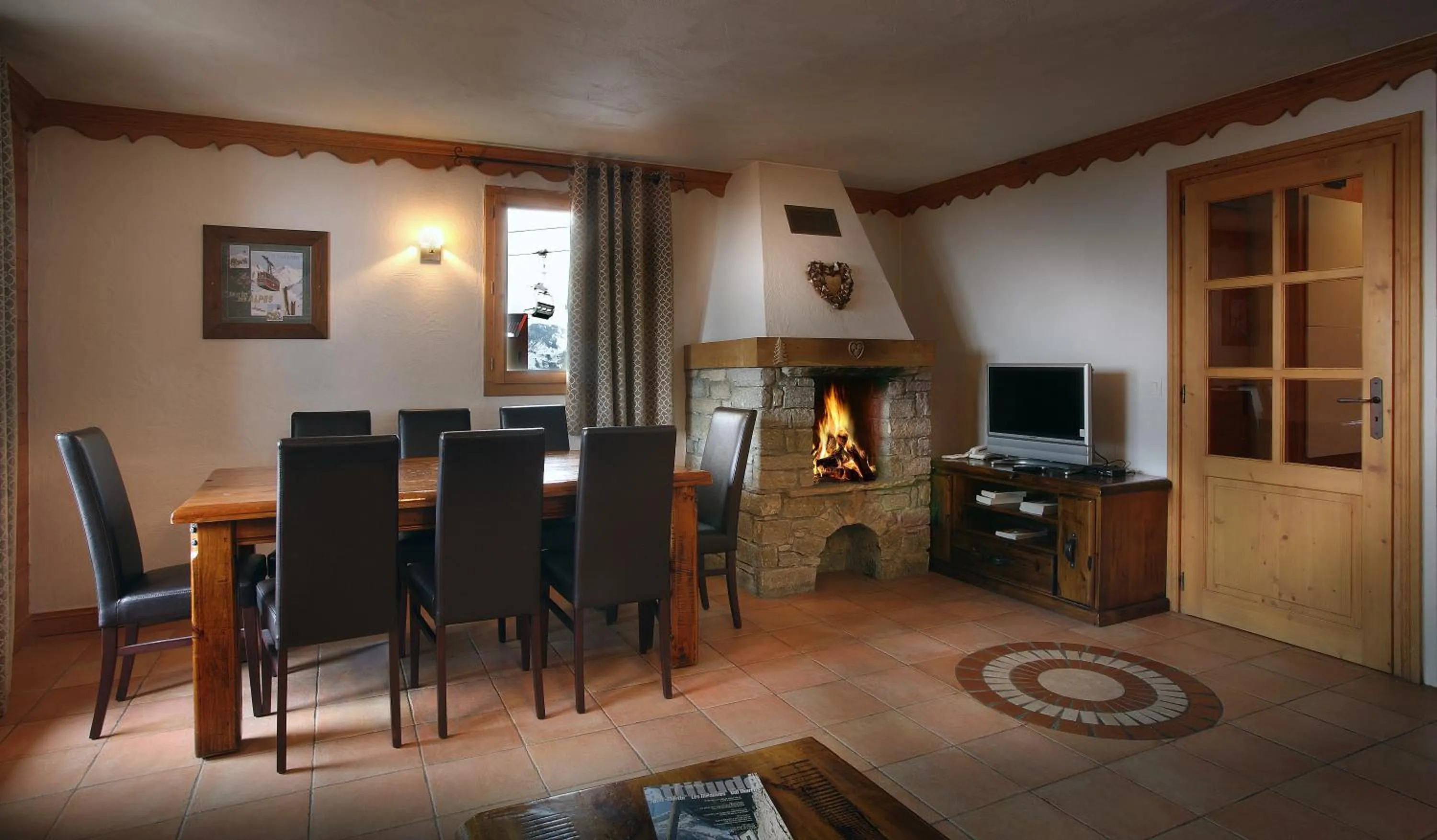 Living room in Chalet des Neiges Plein Sud