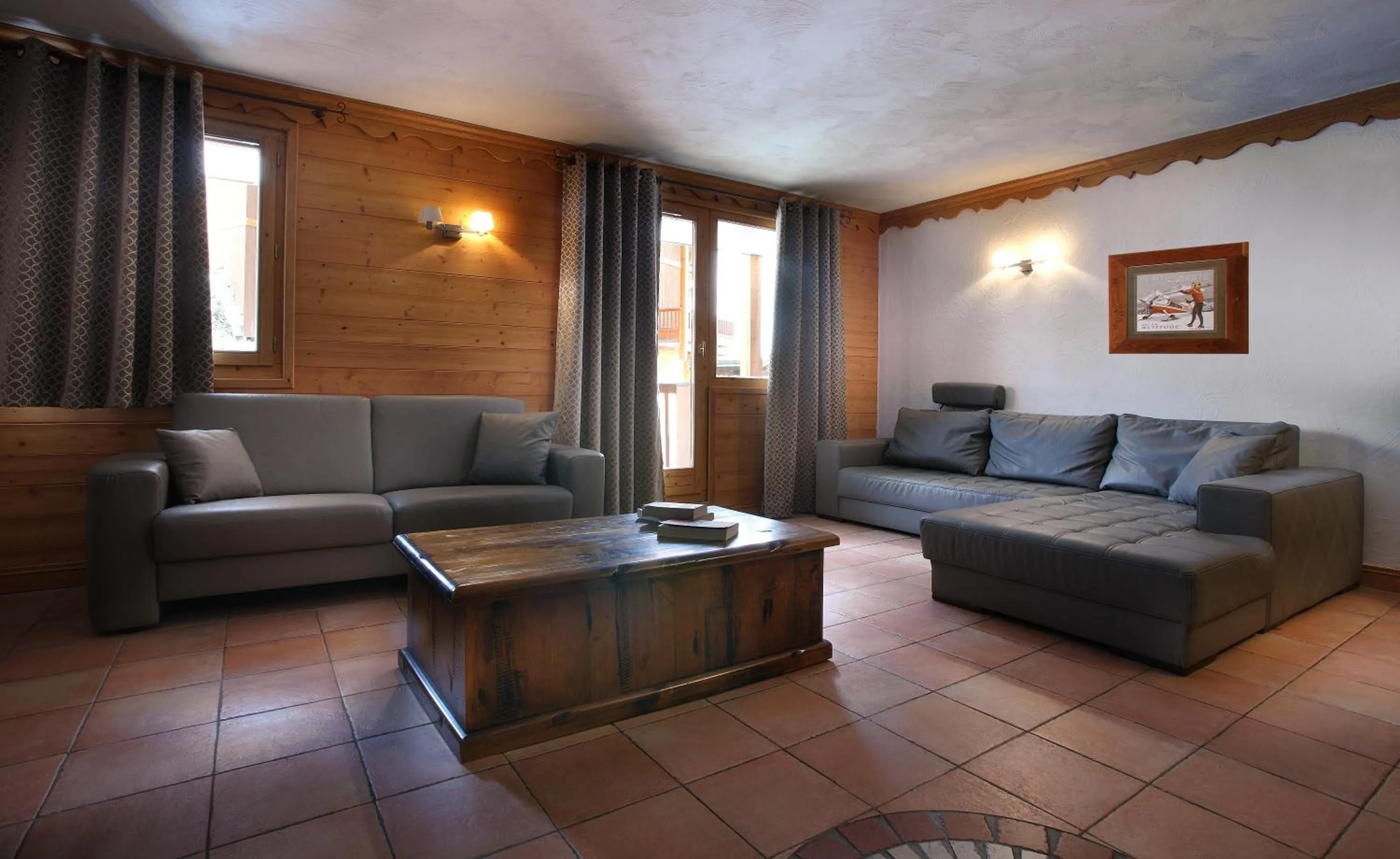 Living room in Chalet des Neiges Plein Sud