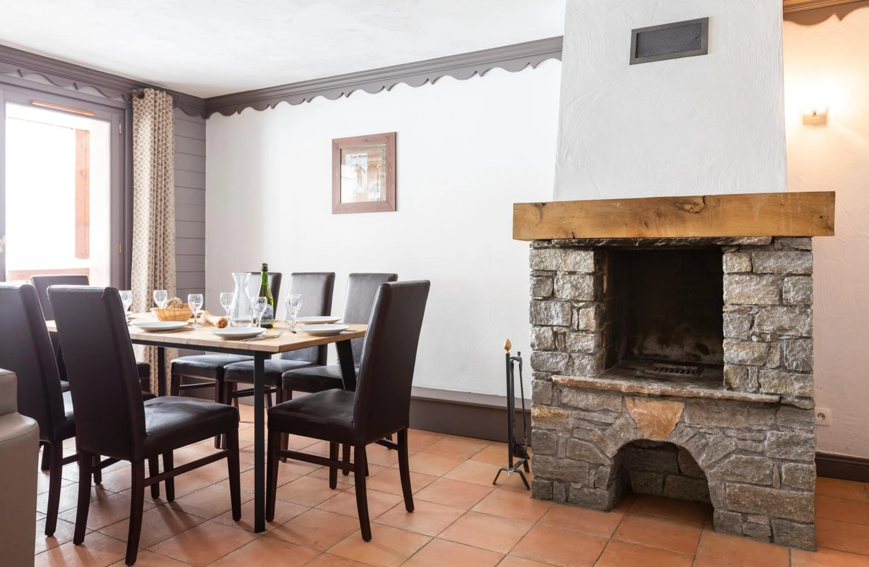 Dining area in Chalet des Neiges Plein Sud