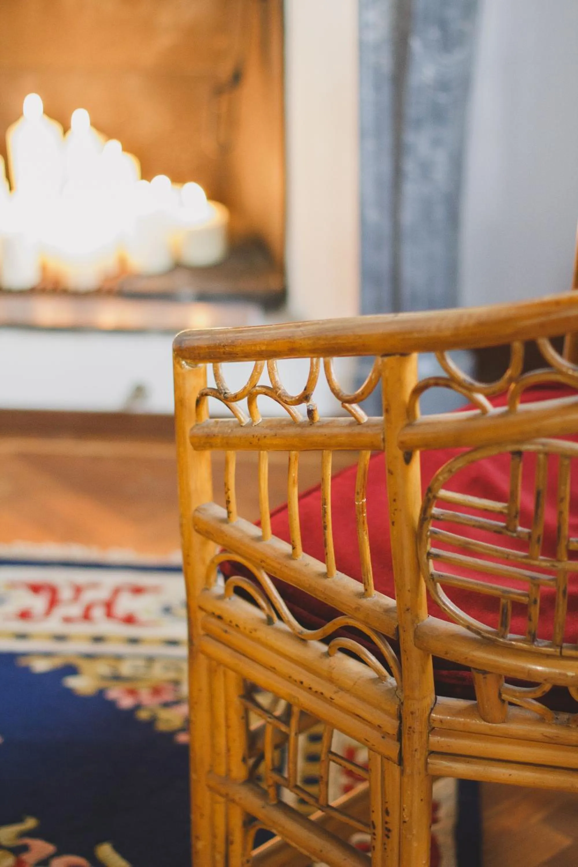 Decorative detail, Bed in San Clemente