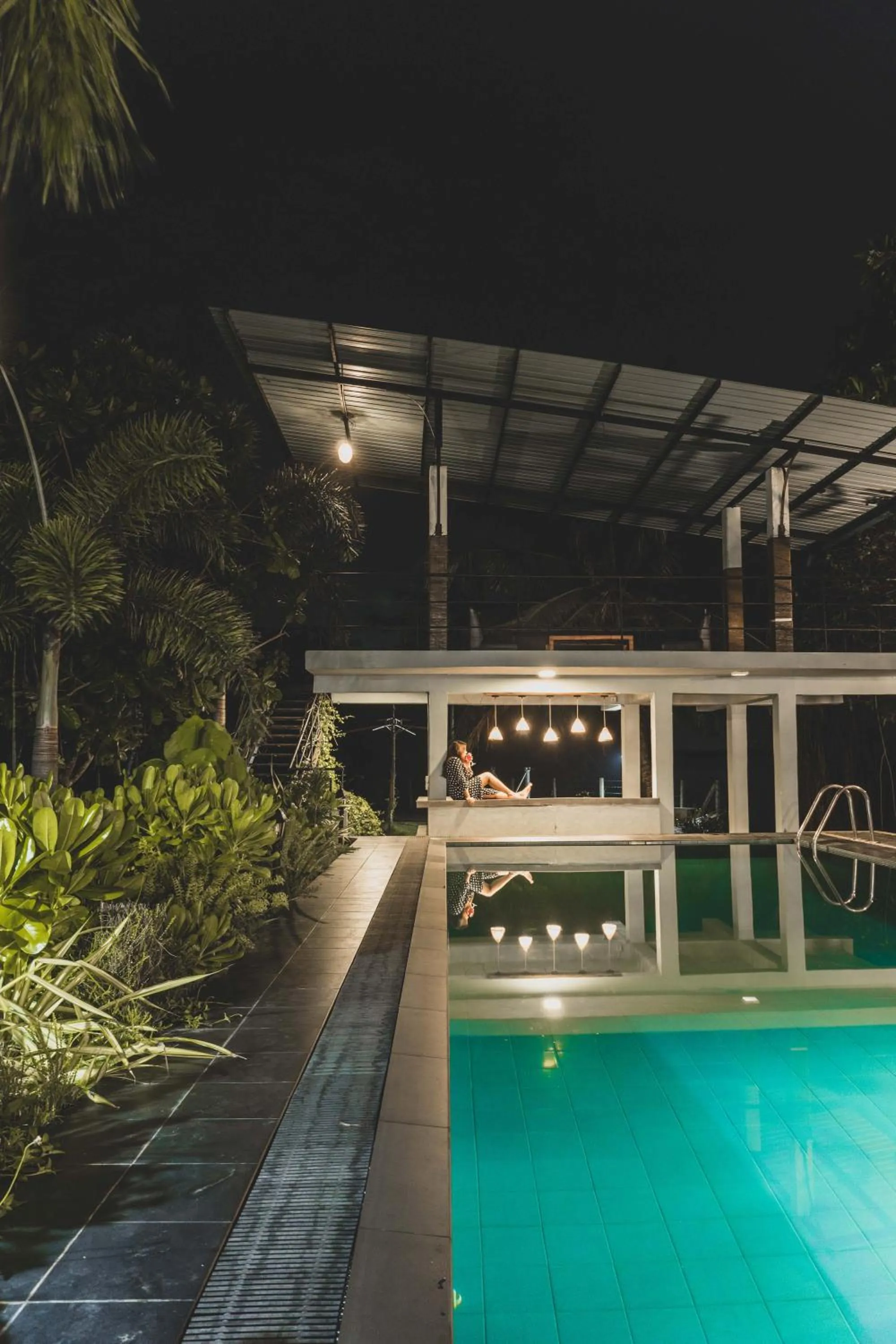 Swimming pool in Villa Sarakkuwa