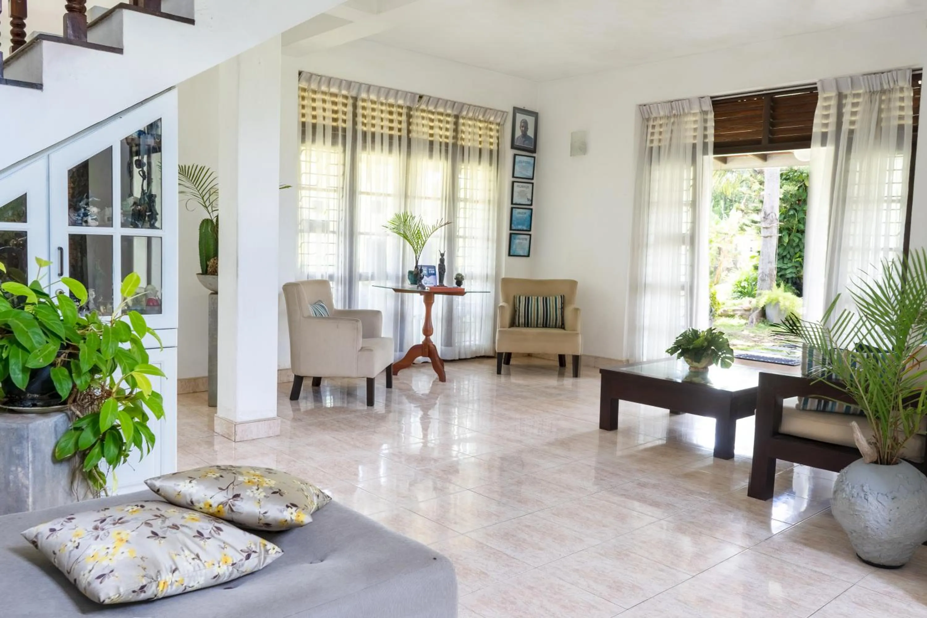 Living room in Villa Sarakkuwa