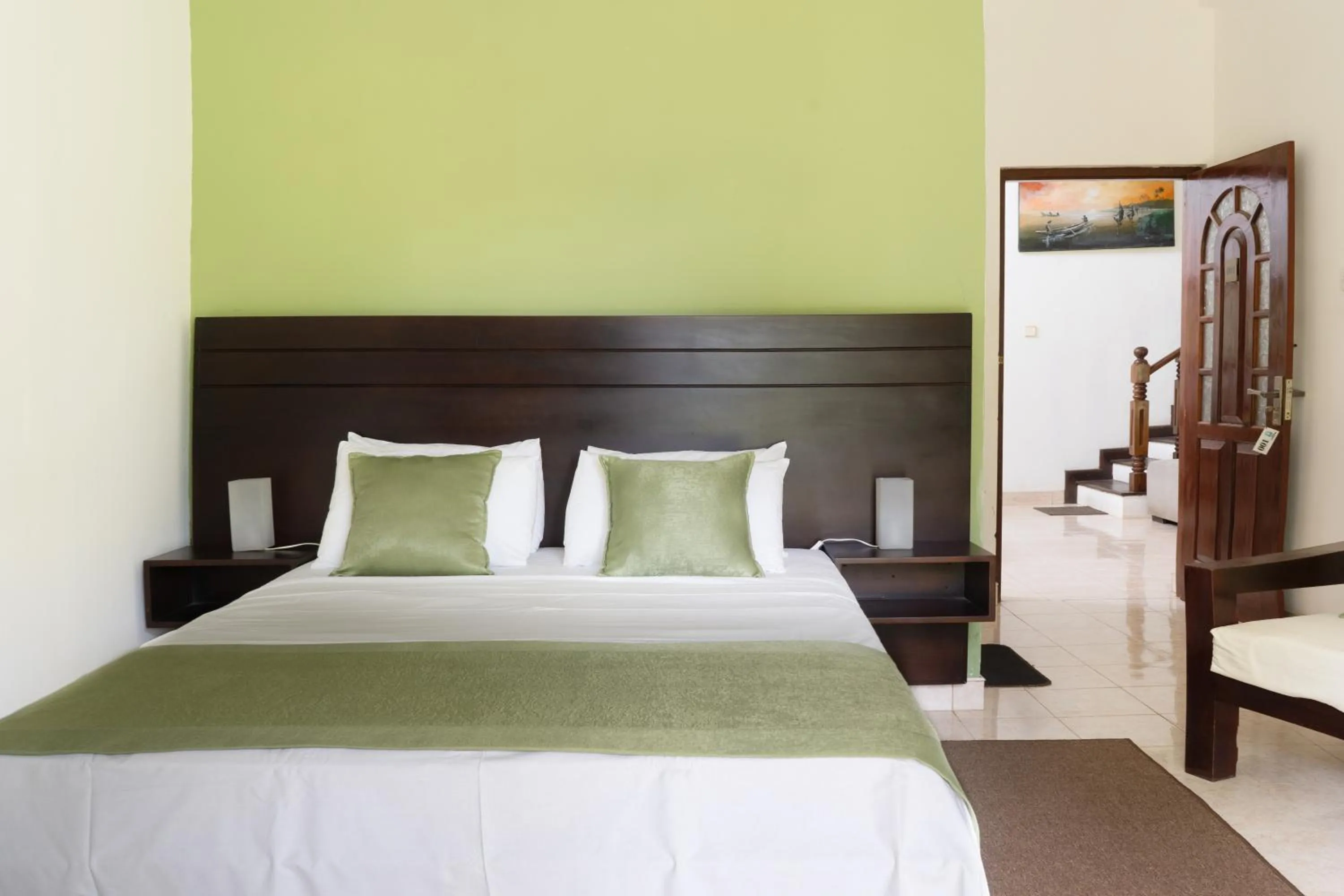 Bed in Villa Sarakkuwa