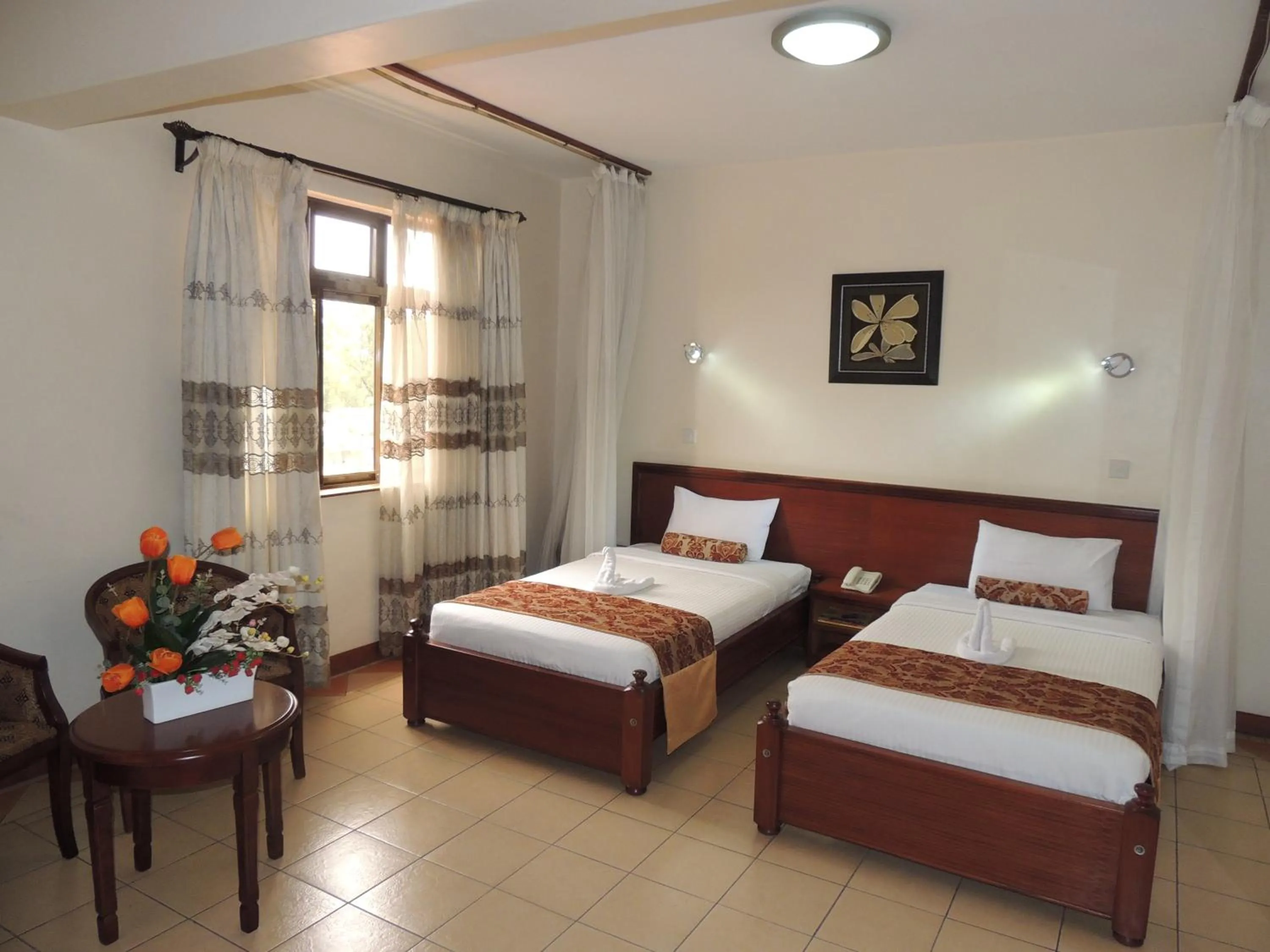 Bed in Hennessis Hotel