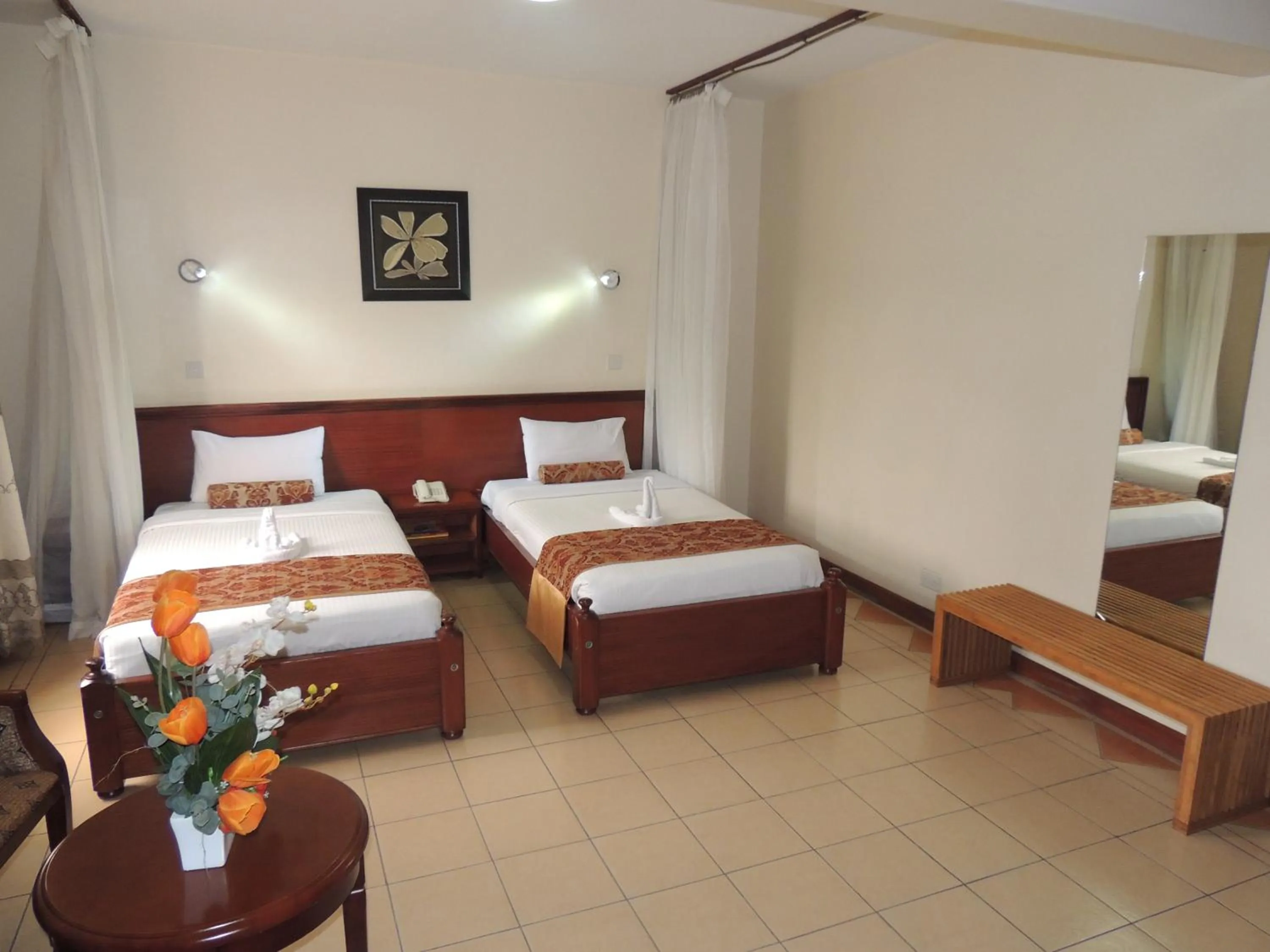 Bed in Hennessis Hotel