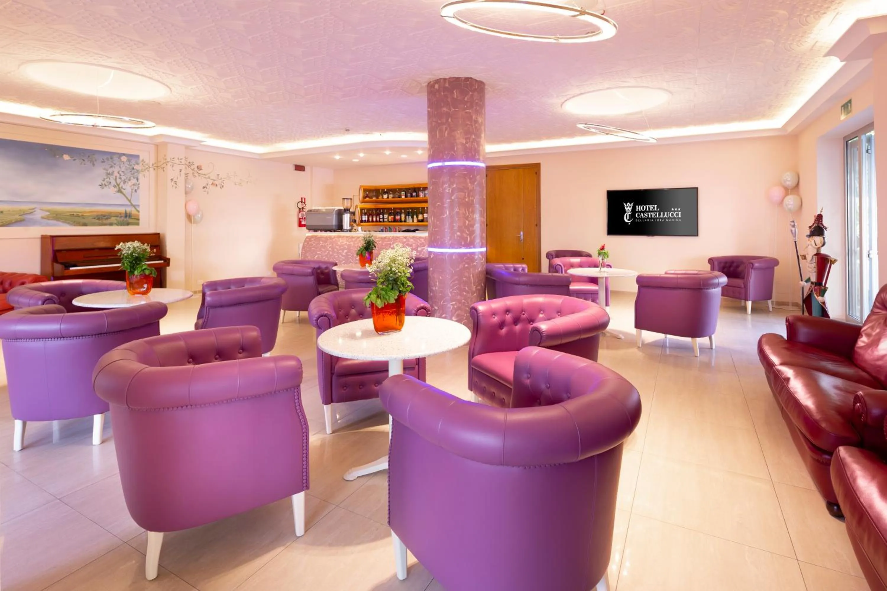 Communal lounge/ TV room in Hotel Castellucci