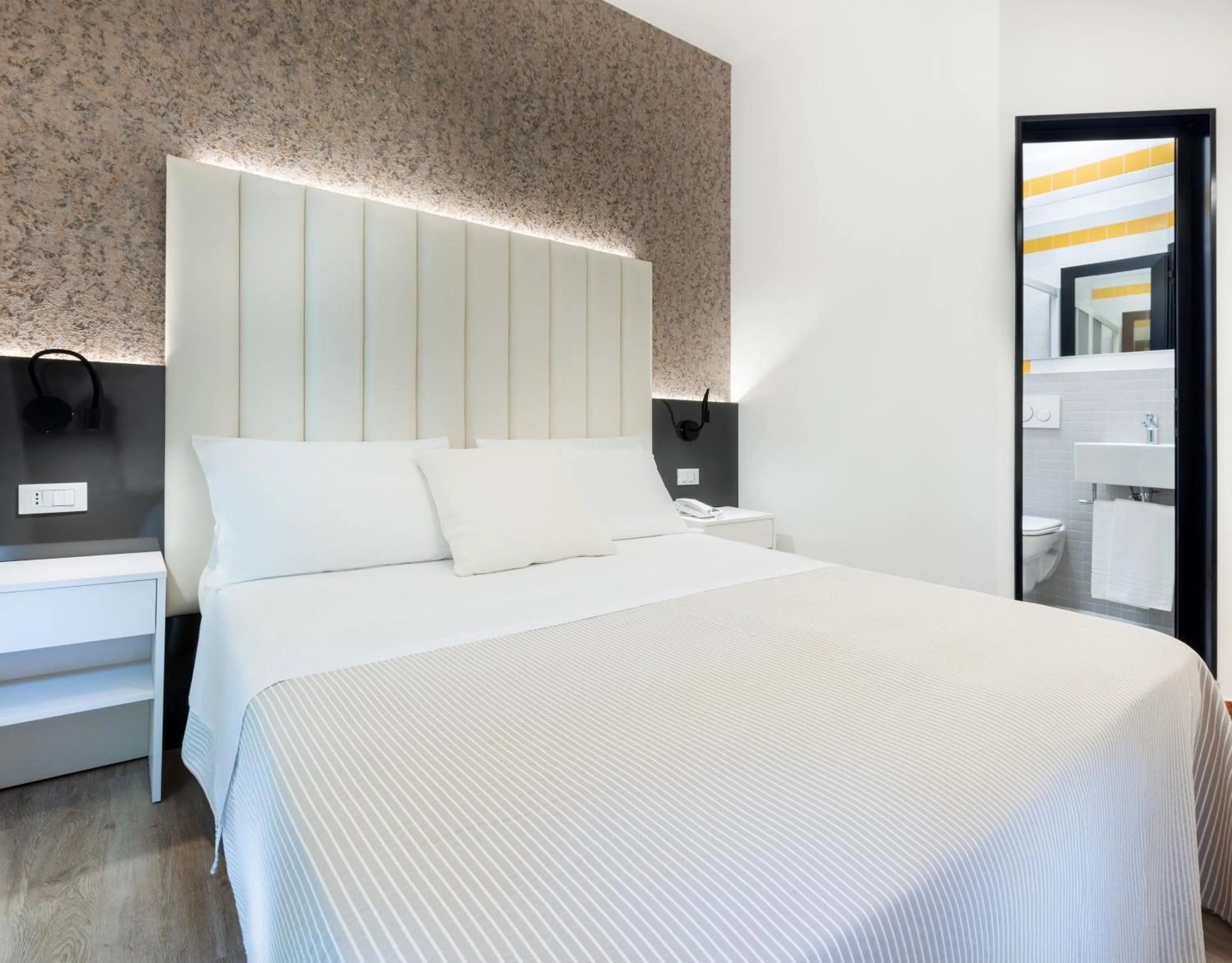 Bed in Hotel Castellucci