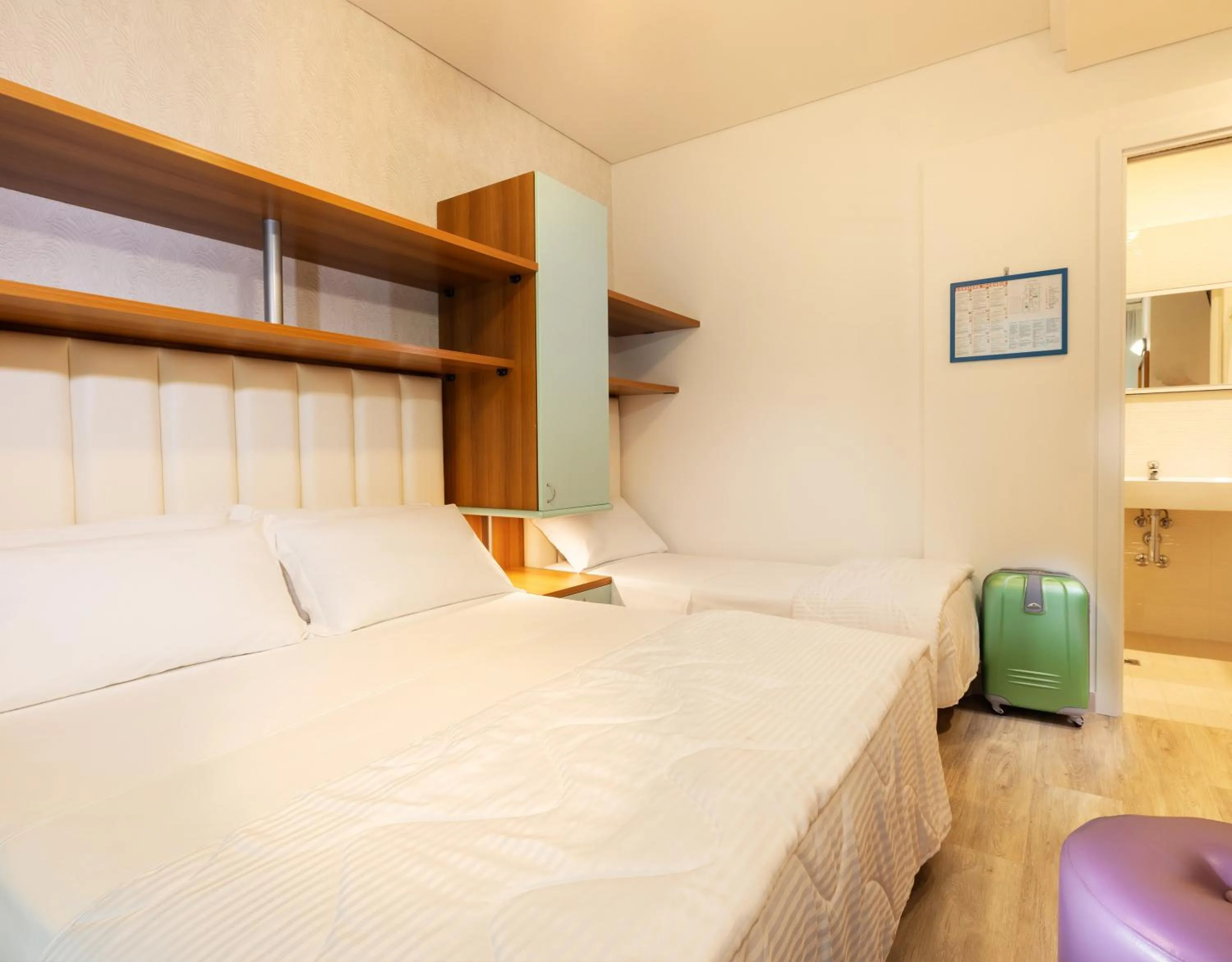 Bed in Hotel Castellucci