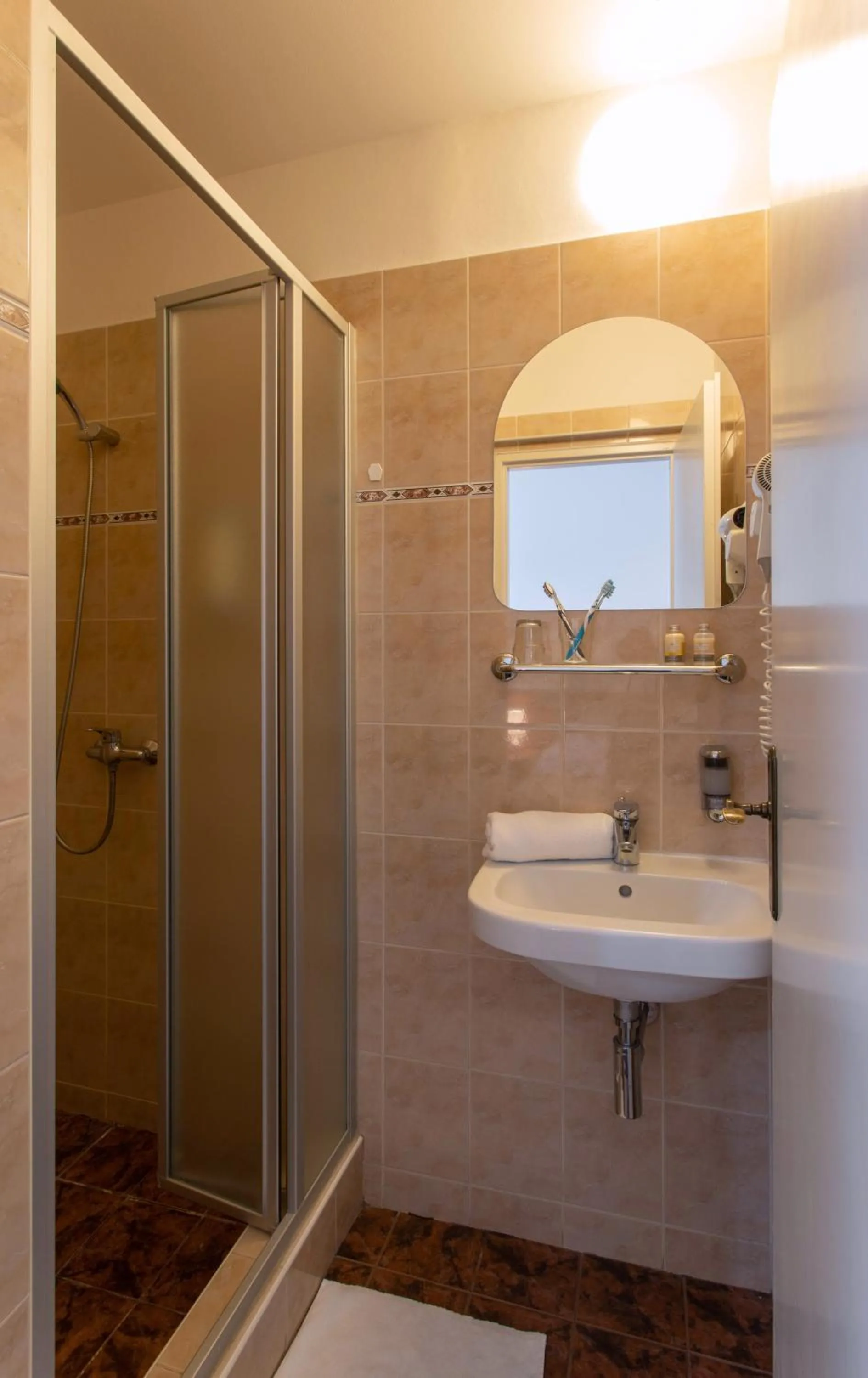 Shower in Novoměstský hotel