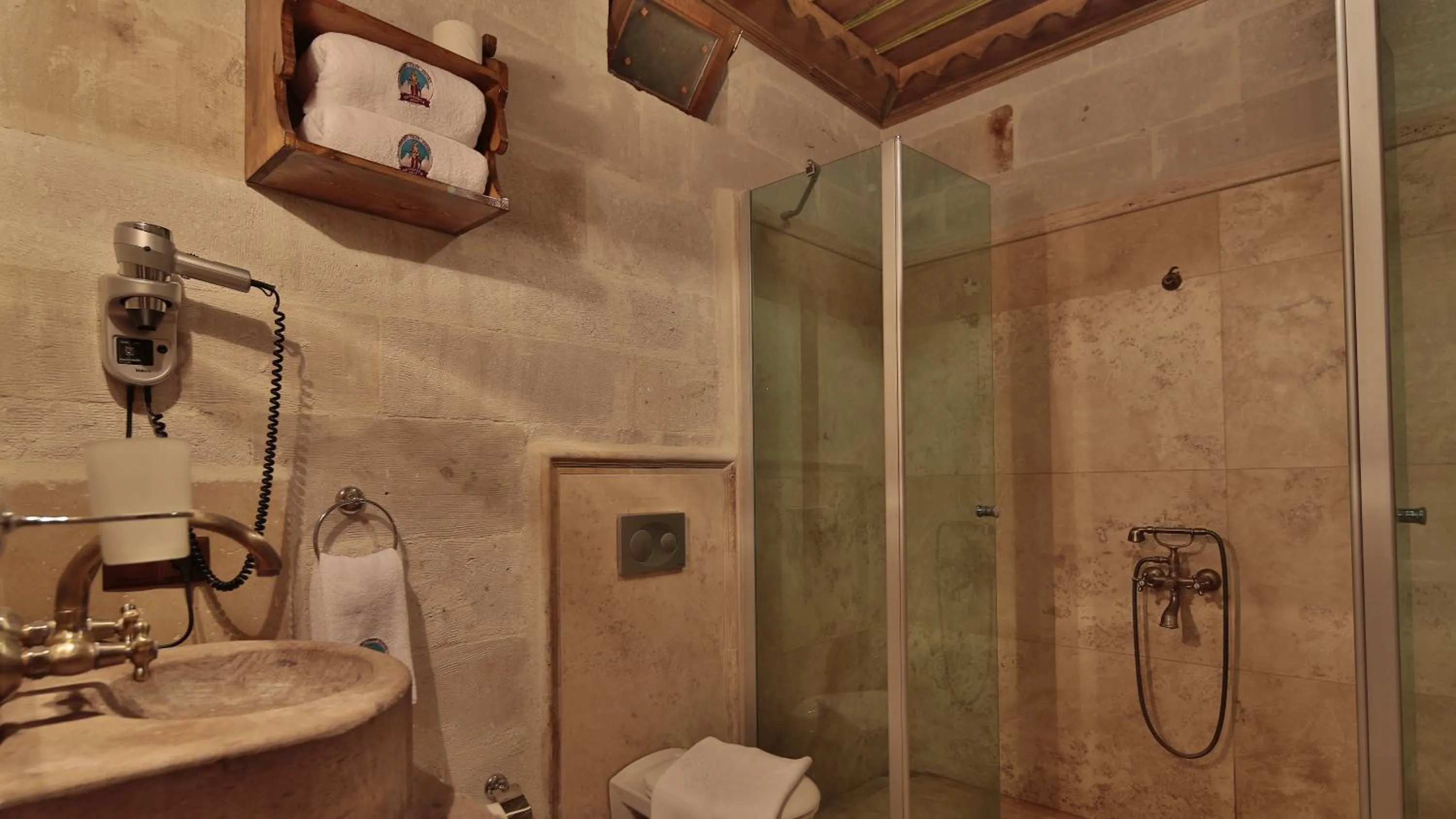 Bathroom in Phocas Cave Suites