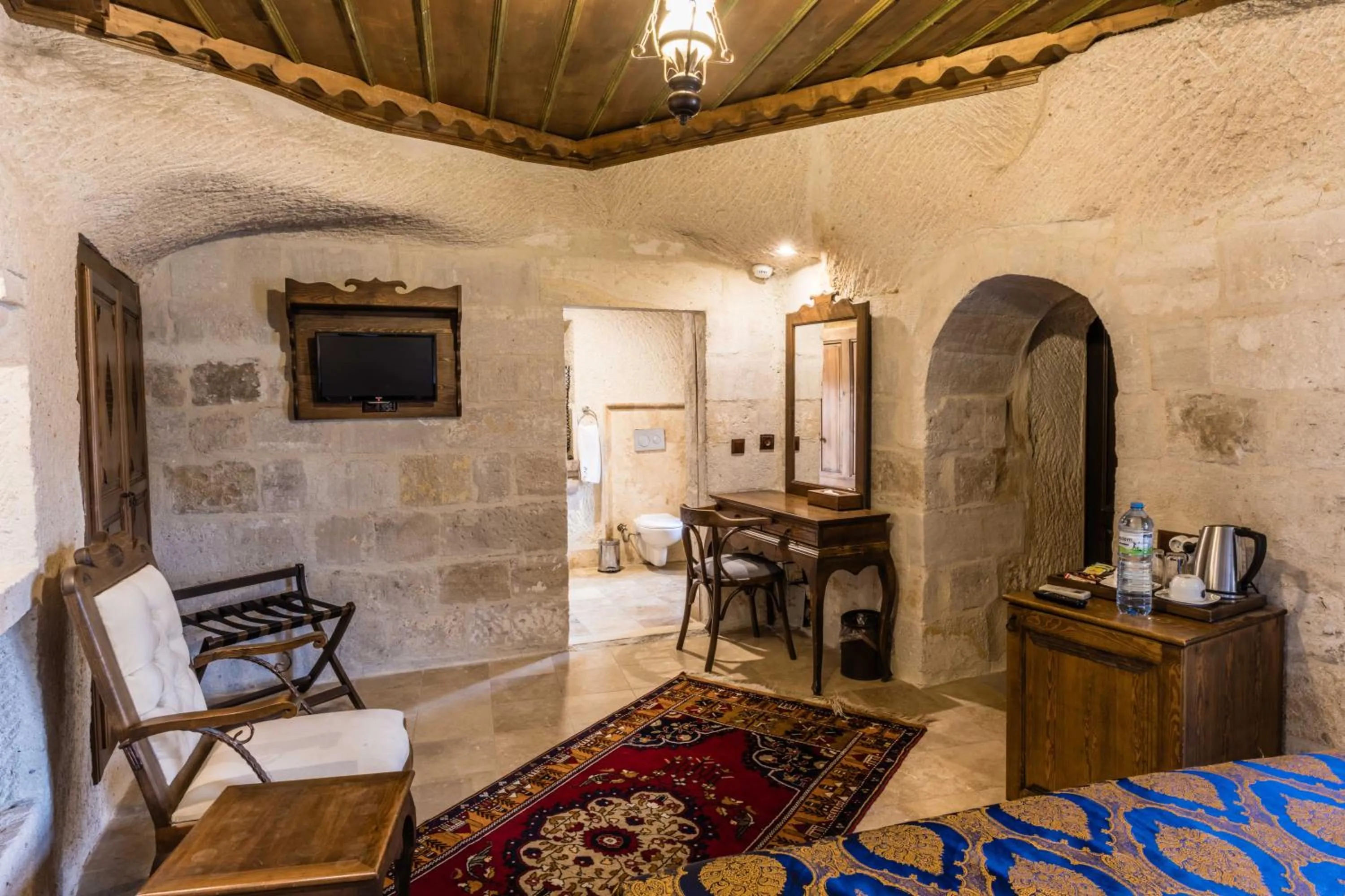 Living room in Phocas Cave Suites