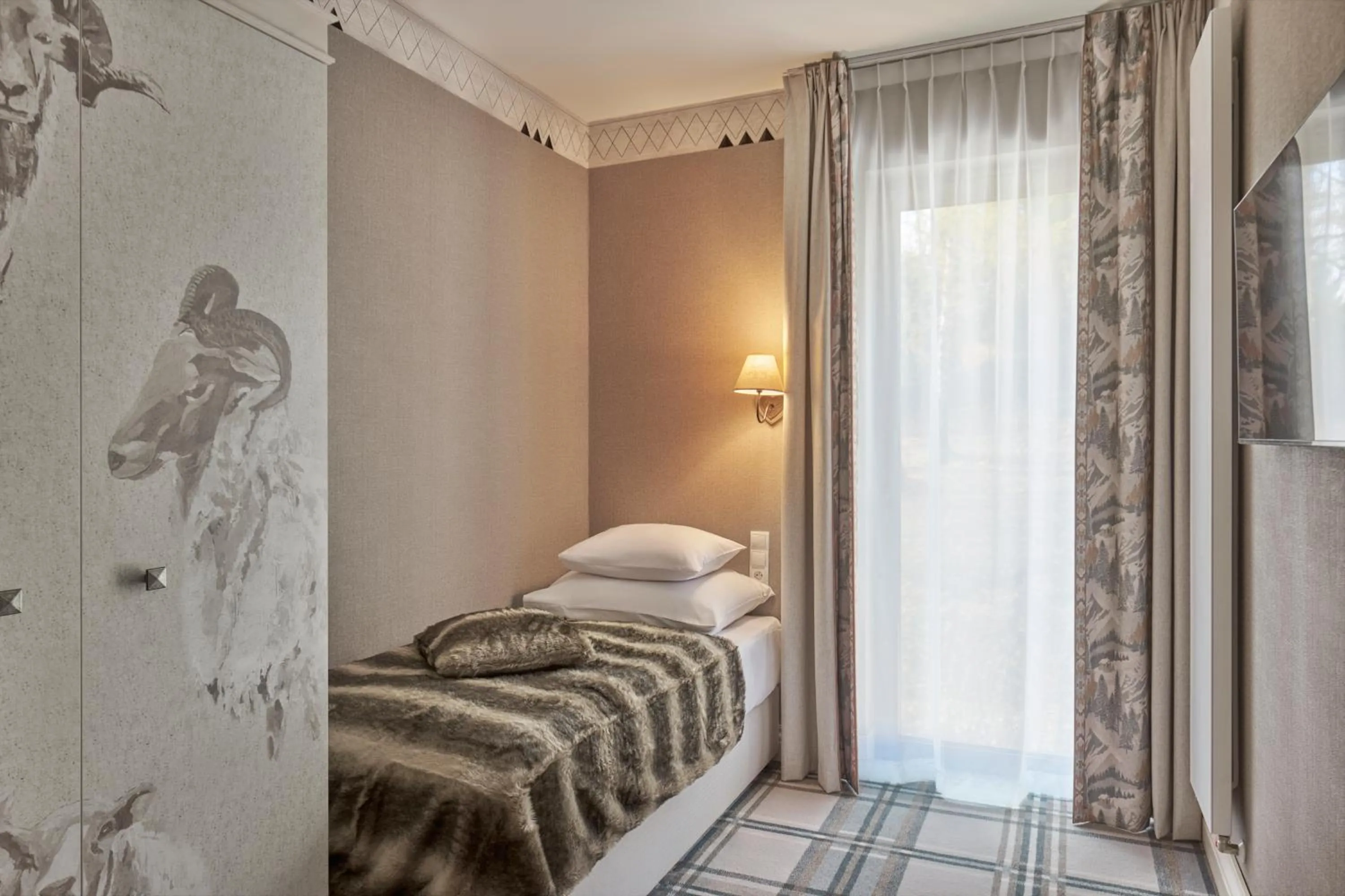 Bed in Aries Hotel & SPA Szczyrk