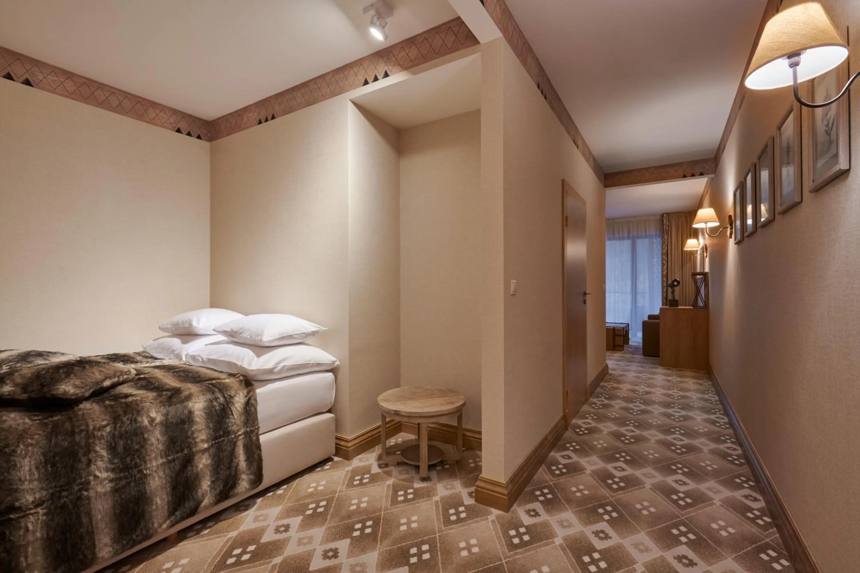 Bed in Aries Hotel & SPA Szczyrk
