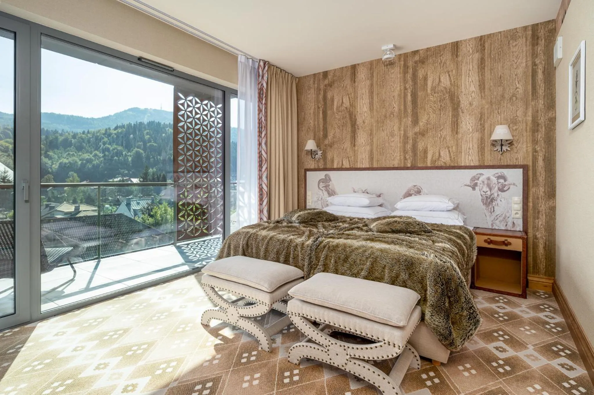 Photo of the whole room, Bed in Aries Hotel & SPA Szczyrk